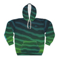 Emerald Green Tiger Shark Hoodie — Neon Ombre Pullover