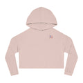 USA Cropped Hoodie - "Deep Drift" Fishing Logo Cropped Hooded Sweatshirt