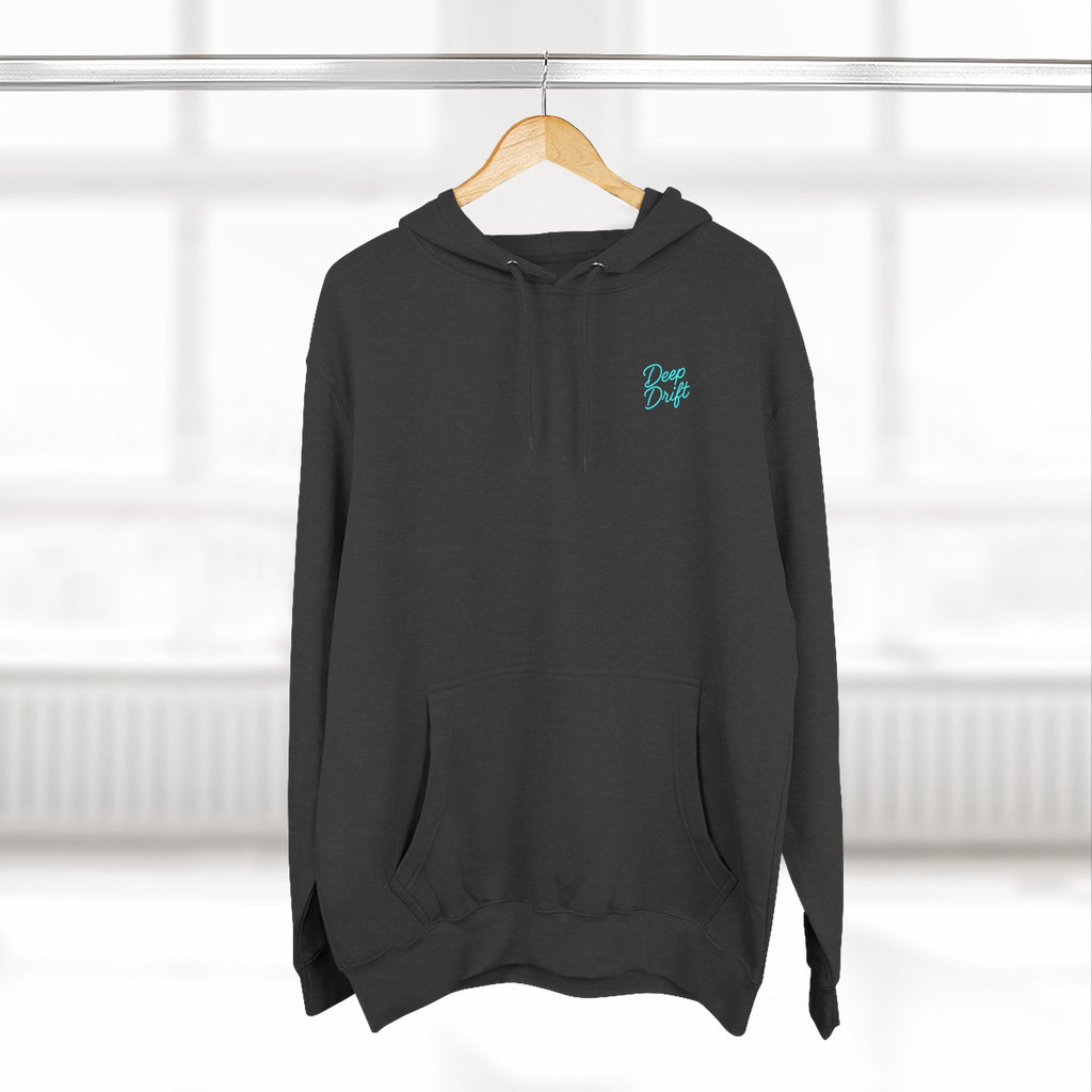 Wave & Sun Deep Drift– "Hooked By The Sea" Hooked Horizon Co. Unisex Hoodie for Ocean Lovers, Nautical Fashion, Cool Weather Gear, Everyday Comfort, Perfect Gift