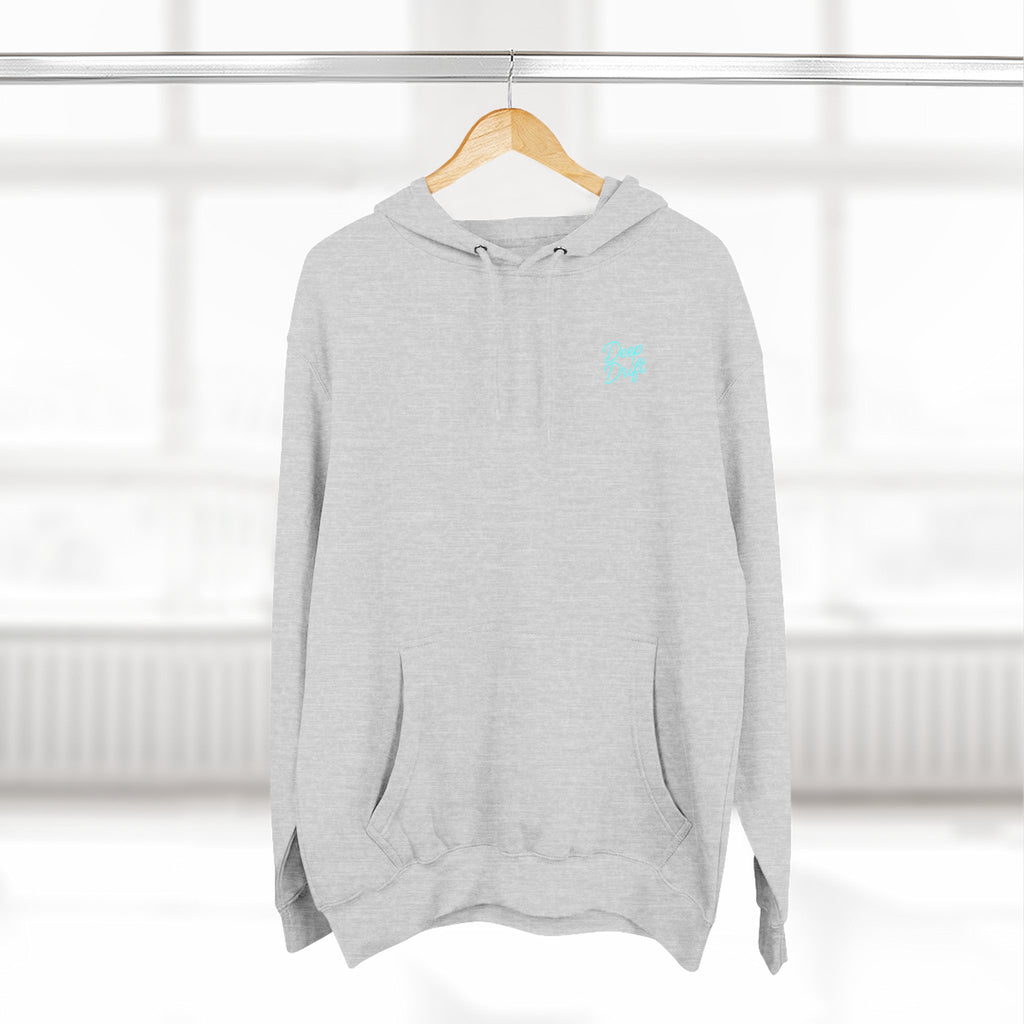 Wave & Sun Deep Drift– "Hooked By The Sea" Hooked Horizon Co. Unisex Hoodie for Ocean Lovers, Nautical Fashion, Cool Weather Gear, Everyday Comfort, Perfect Gift