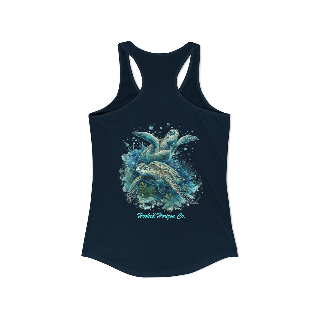 Sea Turtle Deep Drift– Hooked Horizon Co. Gifts for Ocean Lovers, Nautical Fashion, Everyday Comfort, Perfect Gift for Her