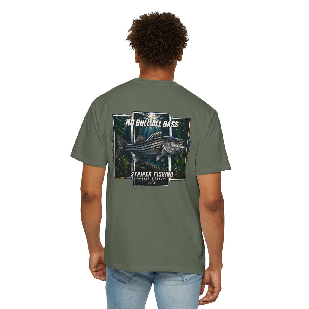Saltwater Sea Striper Fishing Tee — Hooked Horizon Co.  Angler Gifts Ocean Lover Gifts