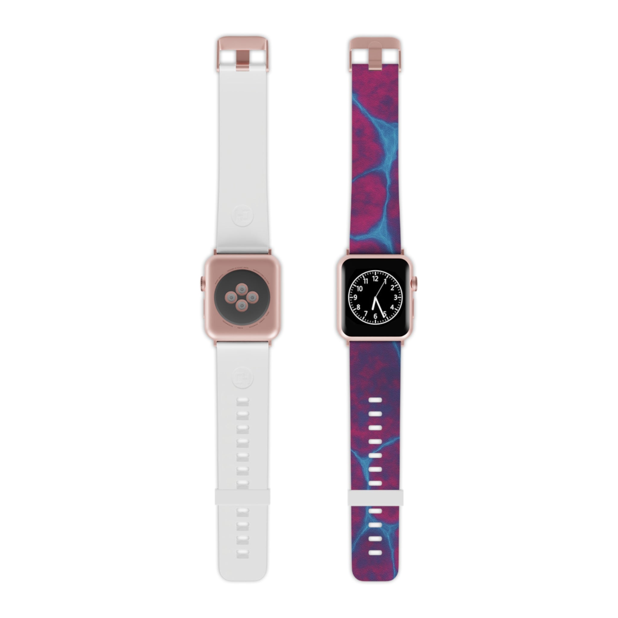Magenta & Turquoise Lava Inspired Watch Band for Apple Watch