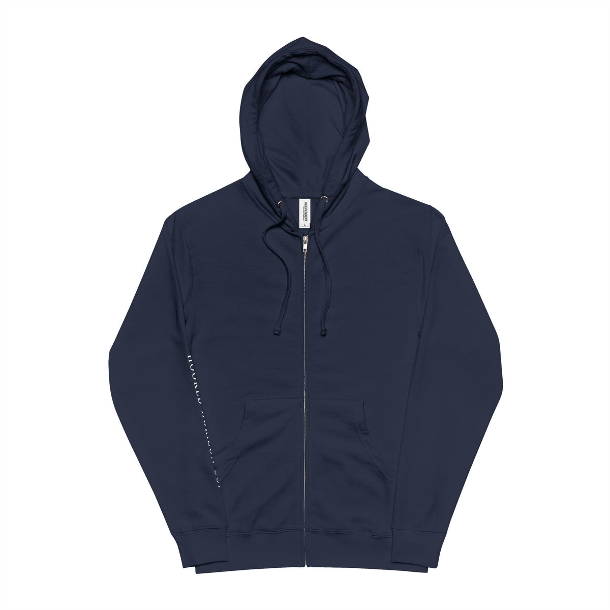 Fishing Boat Hooked Horizon Co. Zip Hoodie — 'Wander Often' Minimal Chest Logo