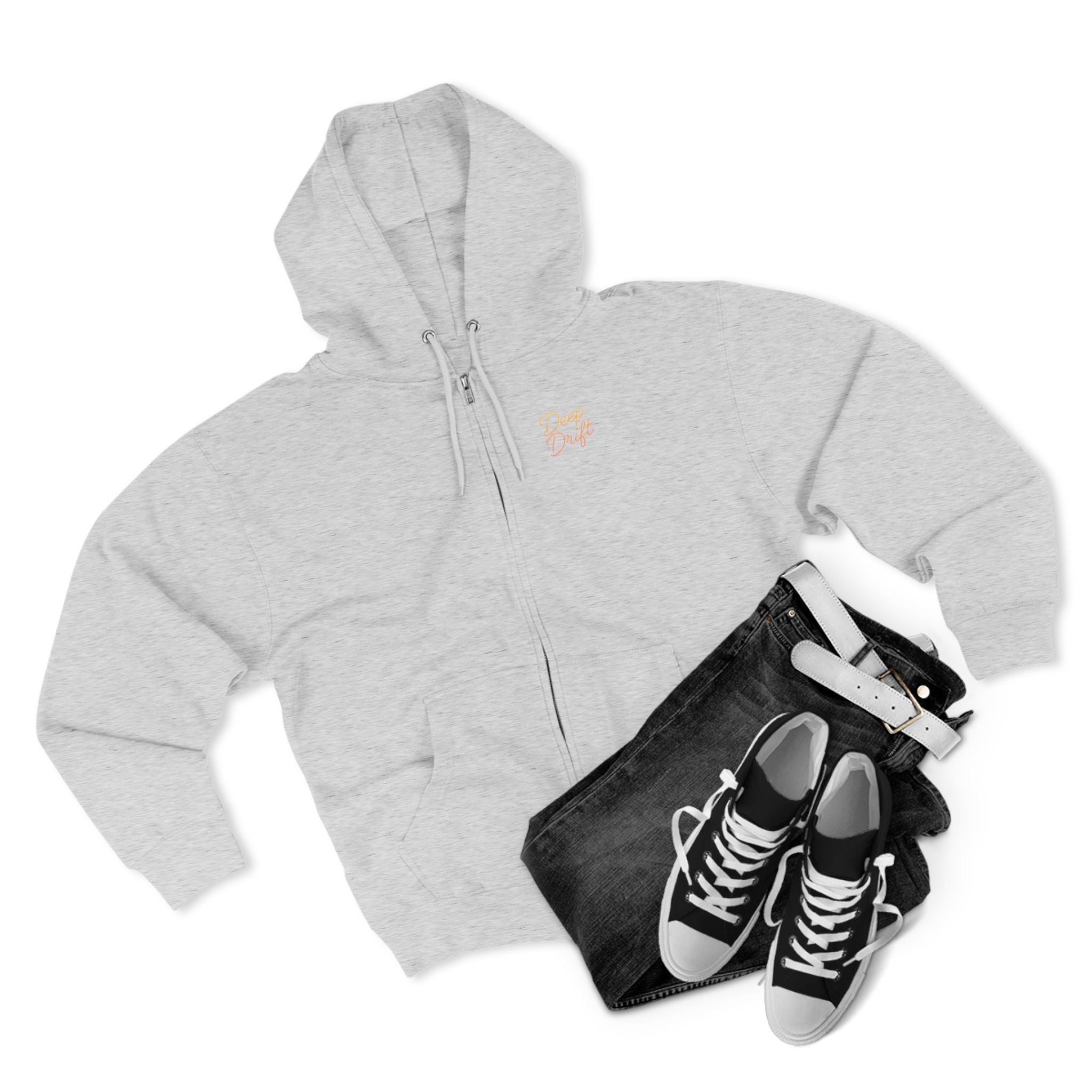 Turtle "Keep It Reel" Deep Drift–Hooked Horizon Co. Unisex Zip Hoodie for Ocean Lovers, Nautical Fashion, Cool Weather Gear, Everyday Comfort, Perfect Gift