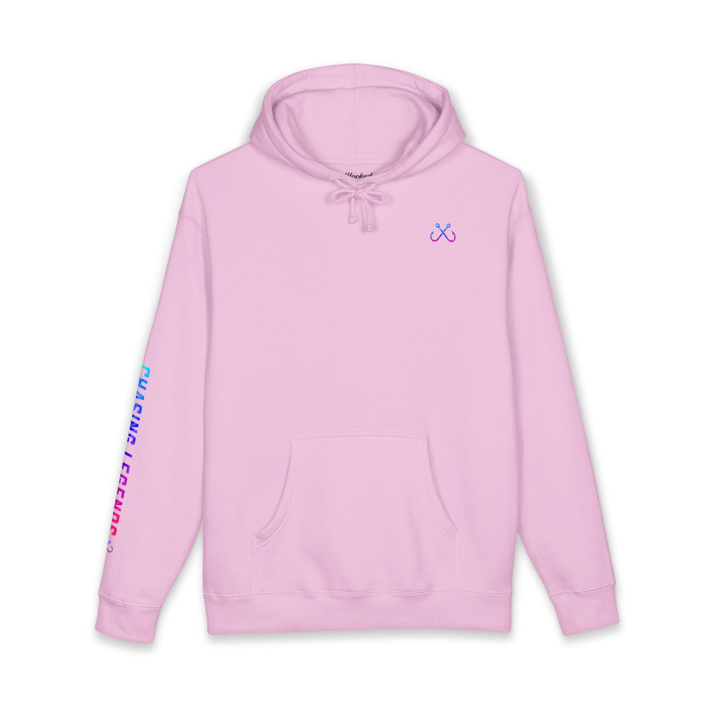 Lion Fish Hoodie Hooked Horizon Co. — Fishing Back Graphic Hoodie, Multiple Color Variations