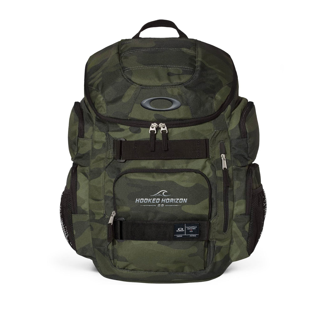 Hooked Horizon Co.  Classic Logo Enduro 30L Tactical Backpack — Fishing Bag,Durable Travel, Hiking, Fishing Accessory/Tackle & School Daypack