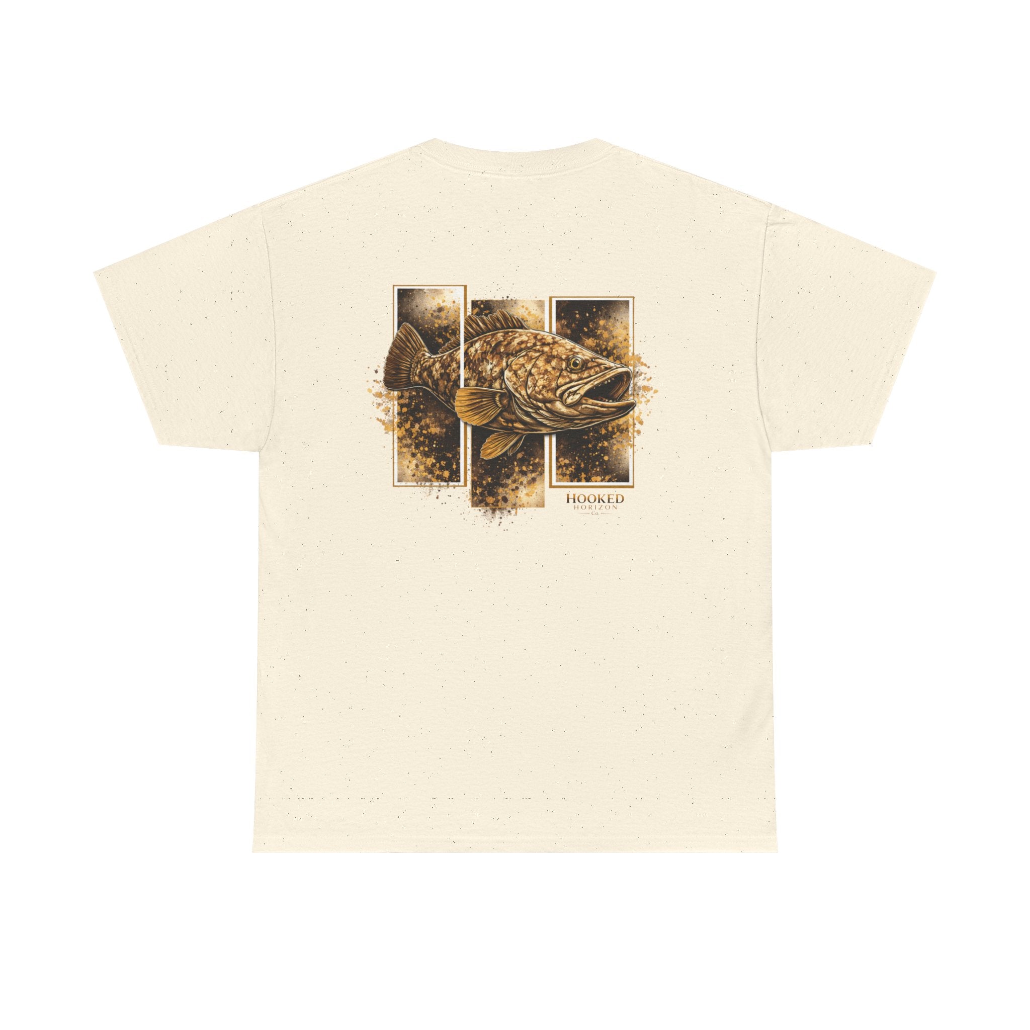 Grouper Hooked Horizon Co Tee—Ocean Graphic Tee — "Beloved" Ray Design