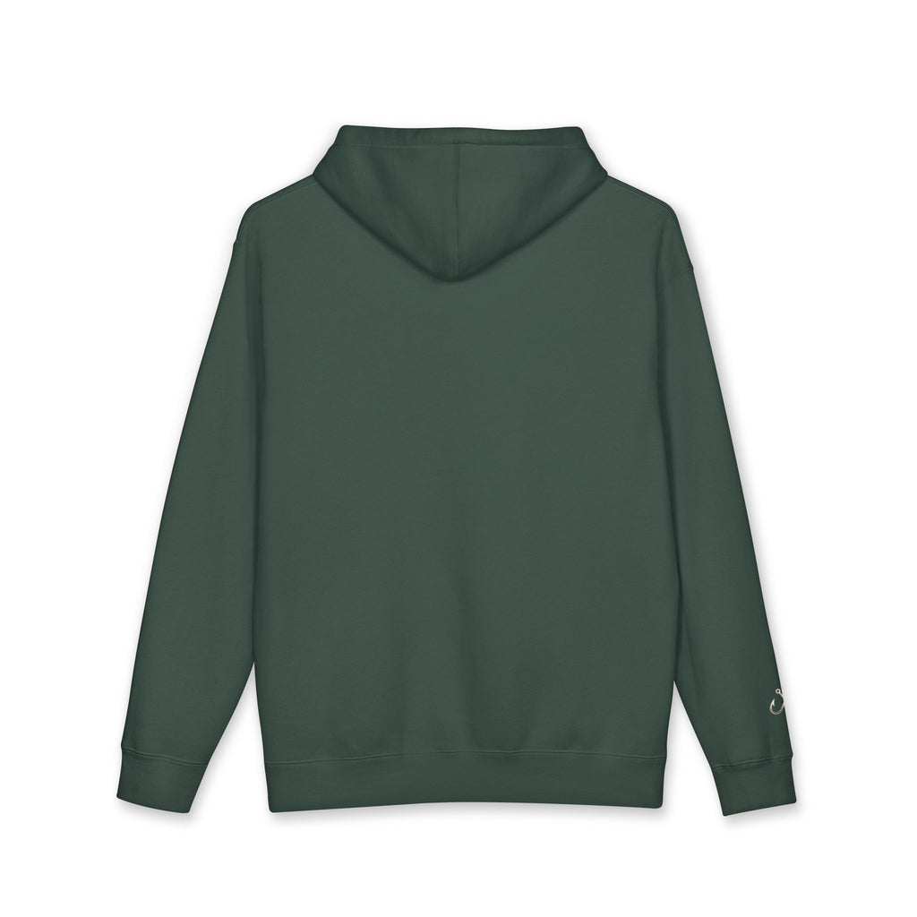 Wave Hoodie Hooked Horizon Co. — Fishing Back Graphic Hoodie, Multiple Color Variations