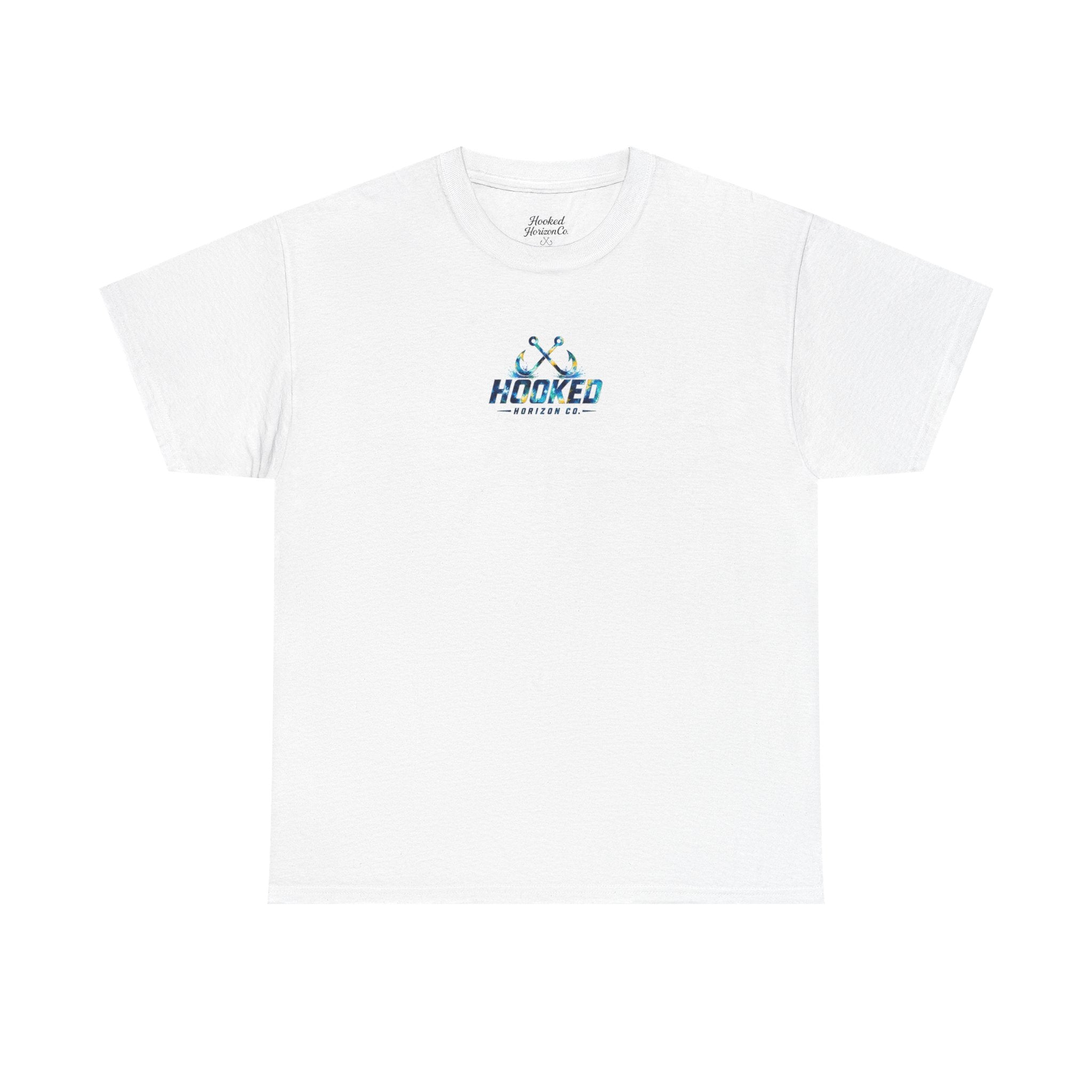 Barracuda Hooked Horizon Co Tee—Ocean Graphic Tee — "Beloved" Ray Design