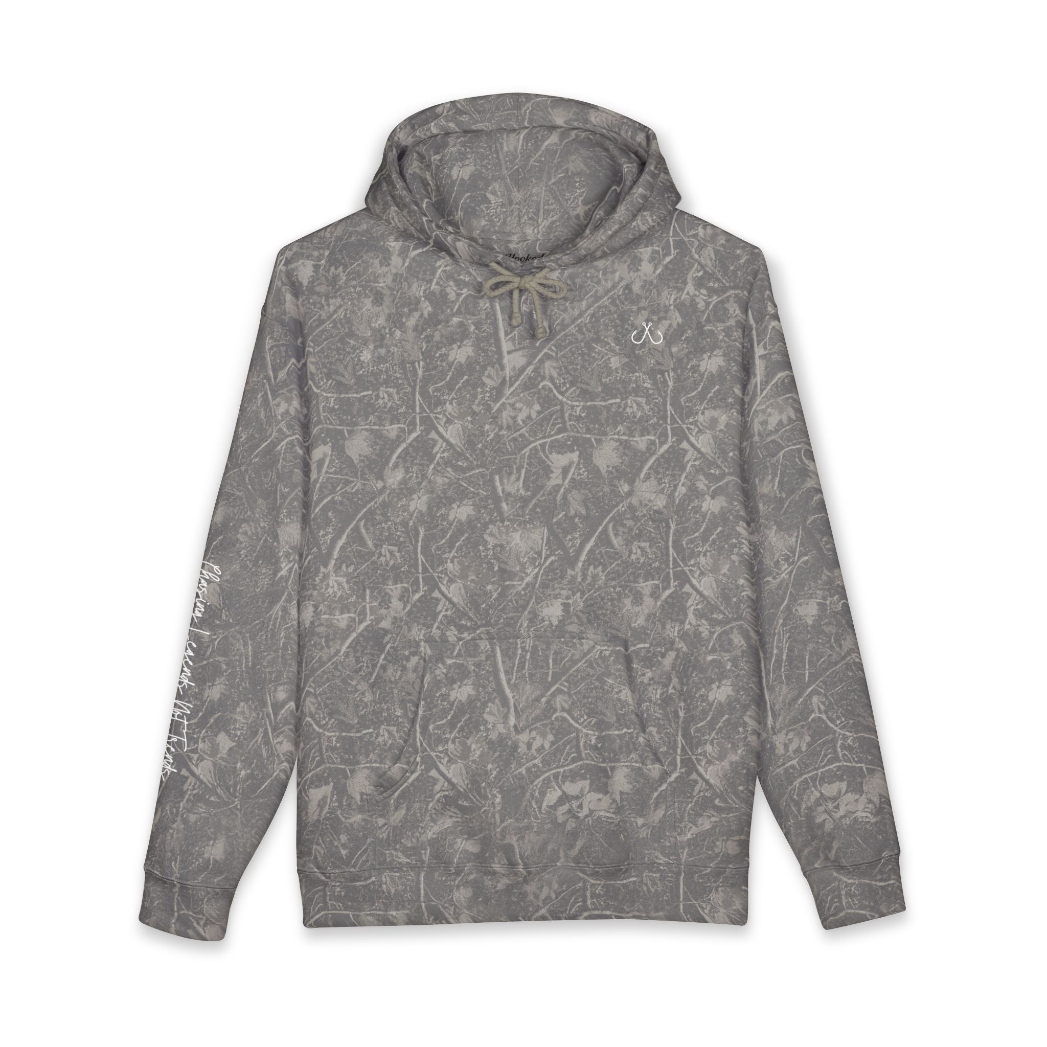 Chasing Legends Not Trends Hoodie Hooked Horizon Co. — Minimal Fishing Back Graphic Hoodie, Multiple Color Variations