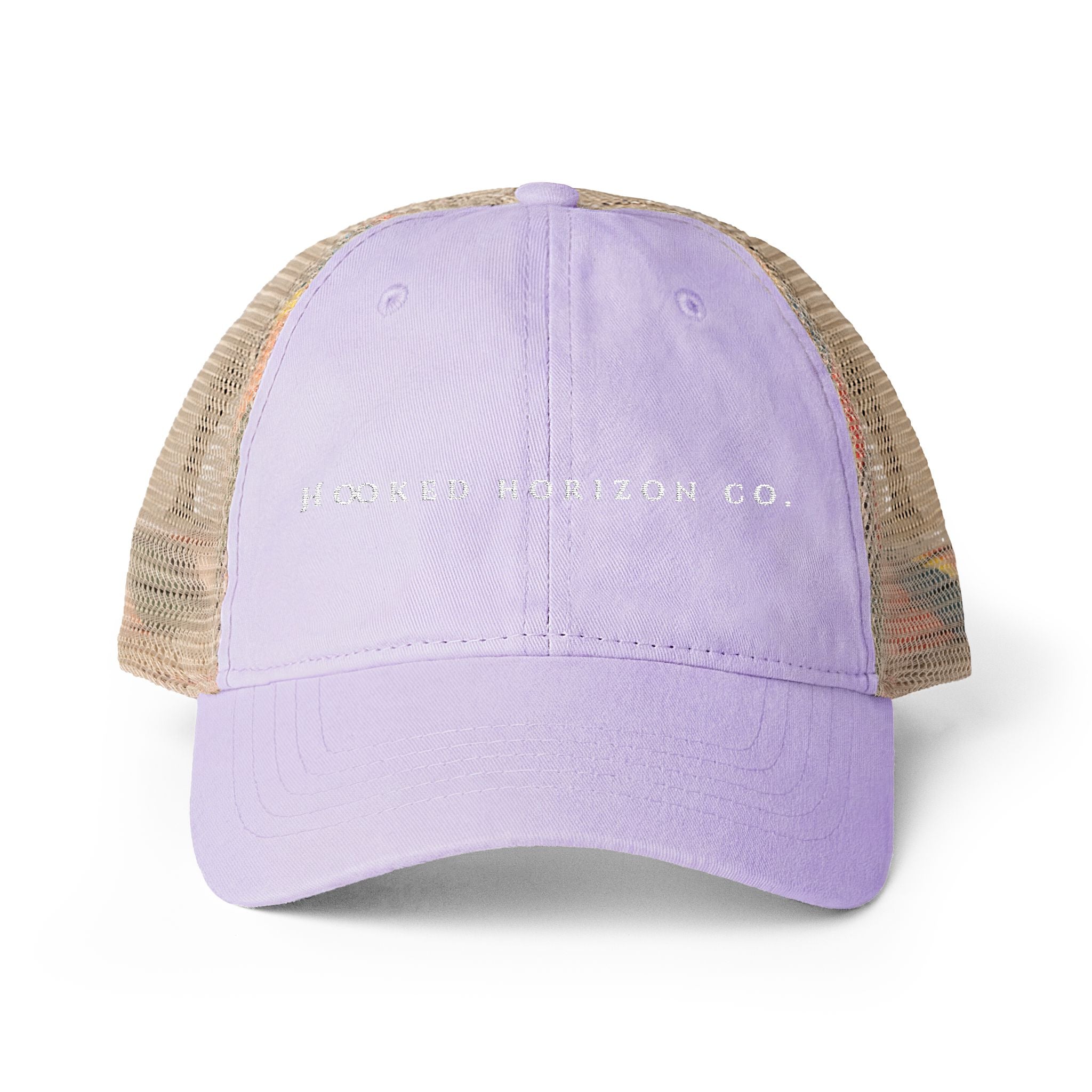 Hooked Horizon Co. —Women's Washed Mesh-Back Cap, Multiple Color Variations