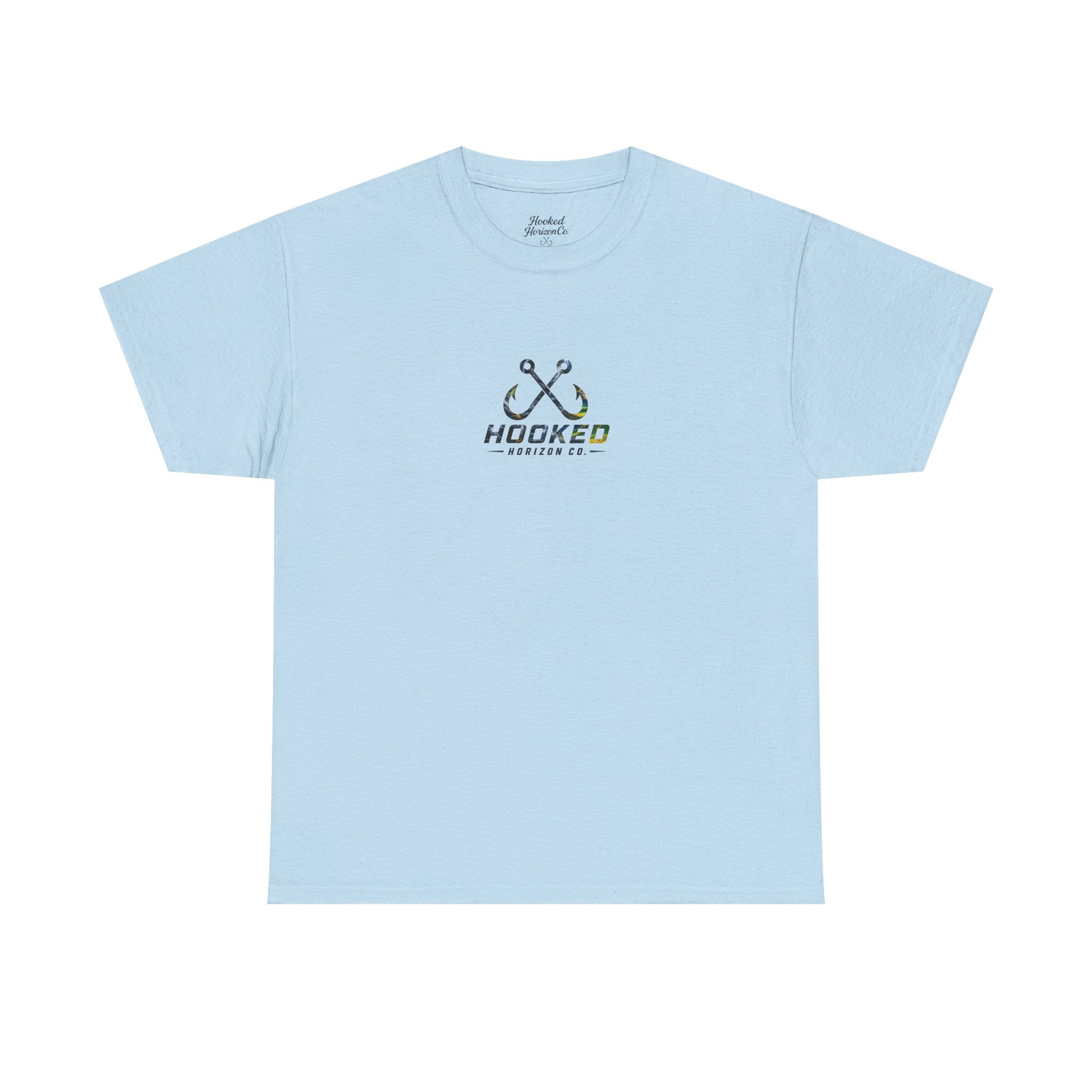 Mahi Mahi Hooked Horizon Co Tee—Ocean Graphic Tee — "Beloved" Ray Design
