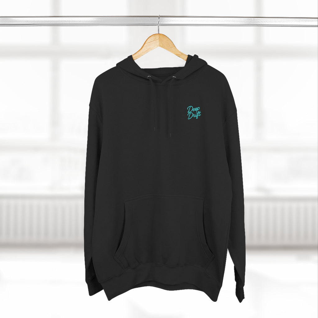 Wave & Sun Deep Drift– "Hooked By The Sea" Hooked Horizon Co. Unisex Hoodie for Ocean Lovers, Nautical Fashion, Cool Weather Gear, Everyday Comfort, Perfect Gift