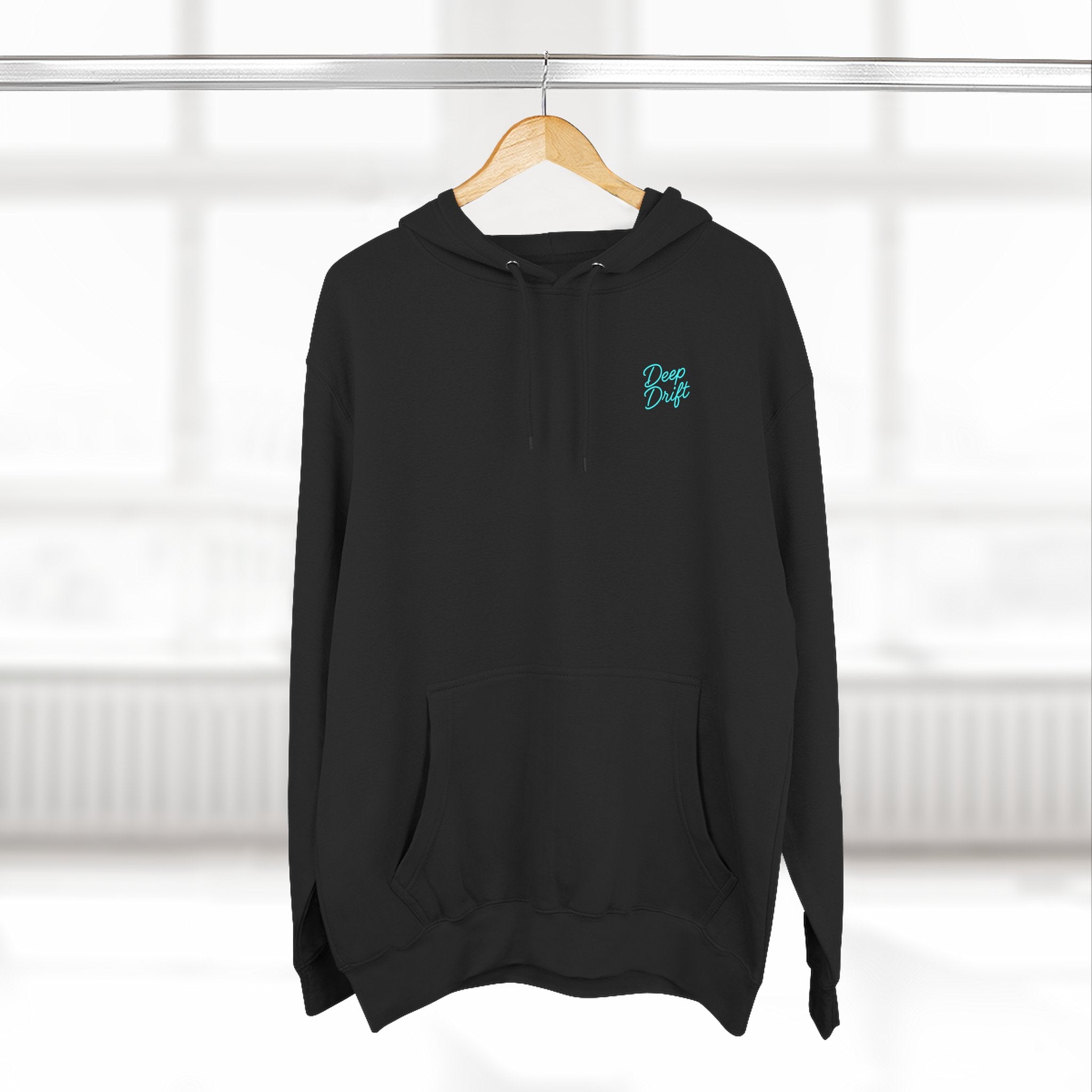 Wave & Sun Deep Drift– "Hooked By The Sea" Hooked Horizon Co. Unisex Hoodie for Ocean Lovers, Nautical Fashion, Cool Weather Gear, Everyday Comfort, Perfect Gift