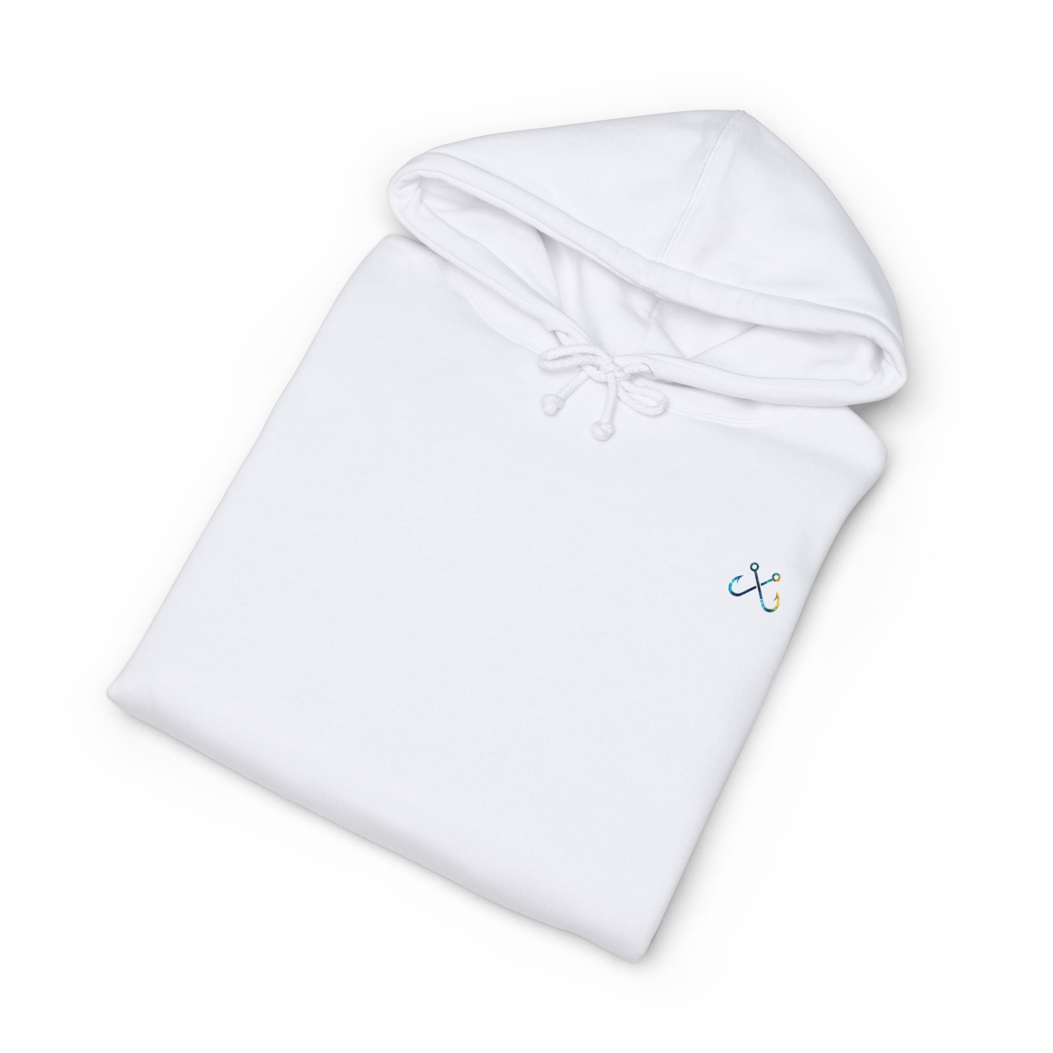 Bull Shark Hoodie Hooked Horizon Co. — Fishing Back Graphic Hoodie, Multiple Color Variations