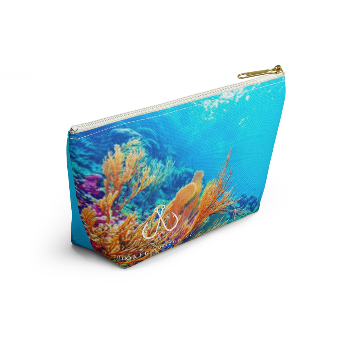 Bright Reef Accessory Pouch | Makeup Bag, Travel Organizer, Gift for Her, Beach Essentials, Stylish Storage