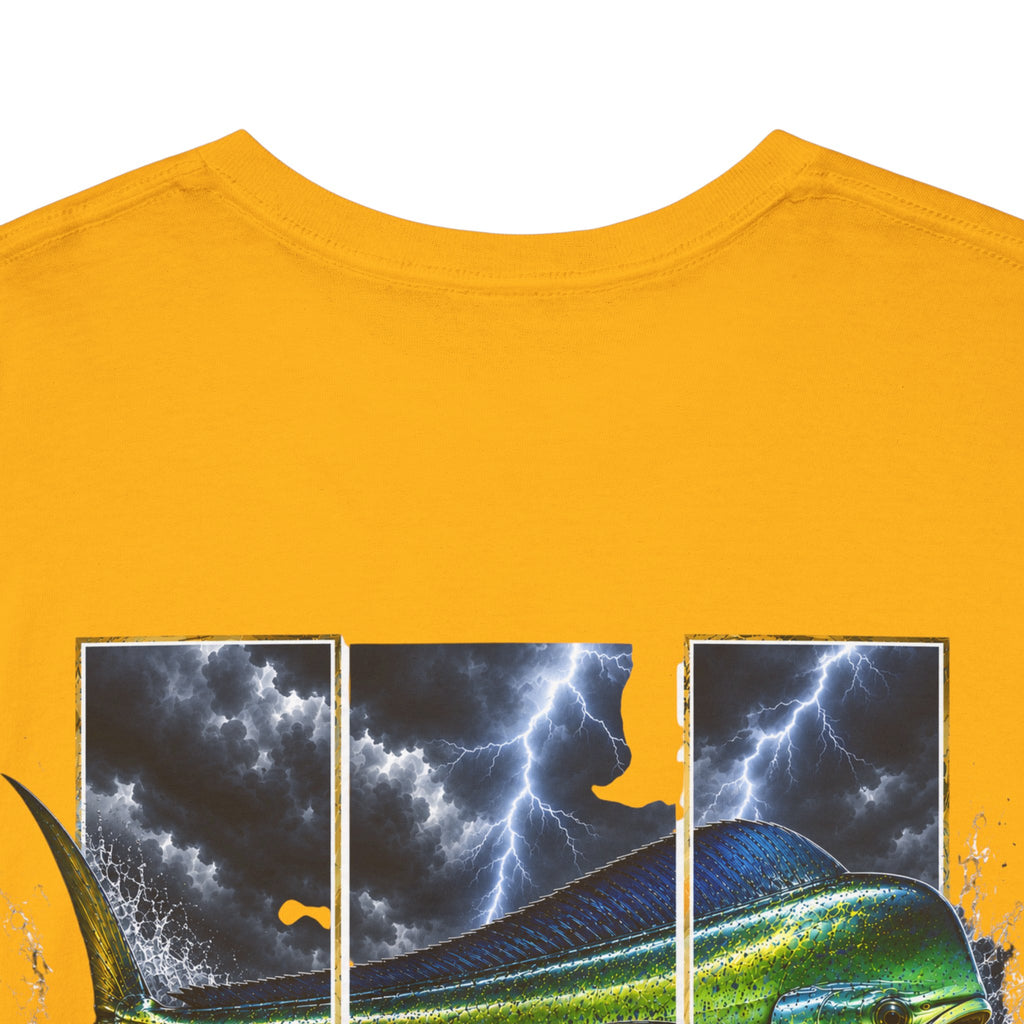 Mahi Mahi Hooked Horizon Co Tee—Ocean Graphic Tee — "Beloved" Ray Design
