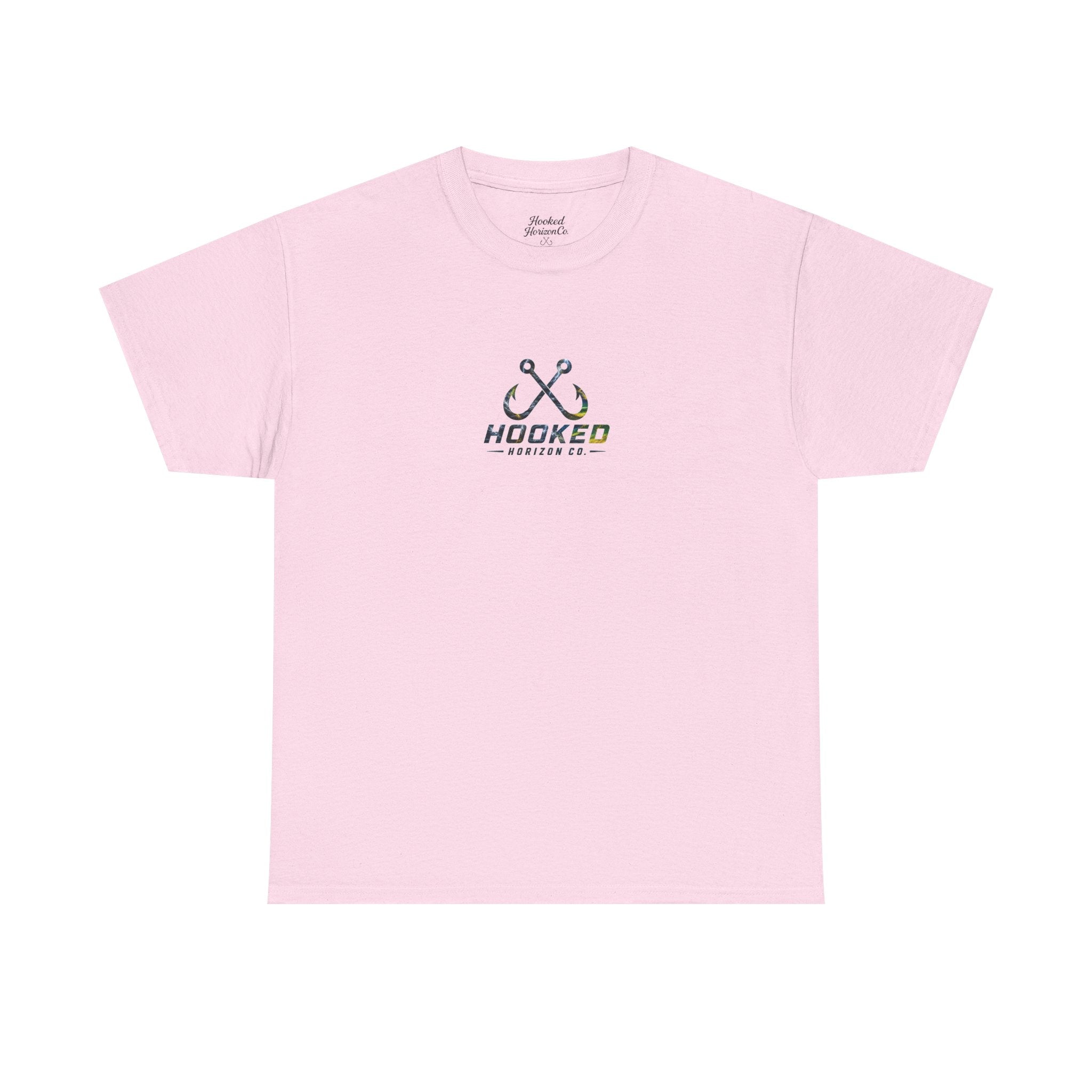 Mahi Mahi Hooked Horizon Co Tee—Ocean Graphic Tee — "Beloved" Ray Design