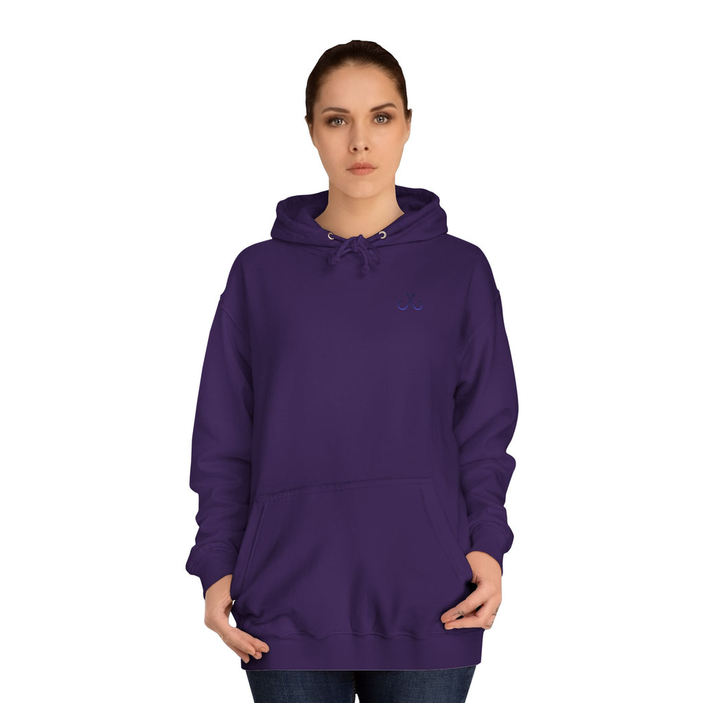 Deep Drift Octopus Unisex College Hoodie, Cozy College Sweatshirt, Nautical Hoodie Gift, Ocean Lover Apparel, Beach Theme Fashion