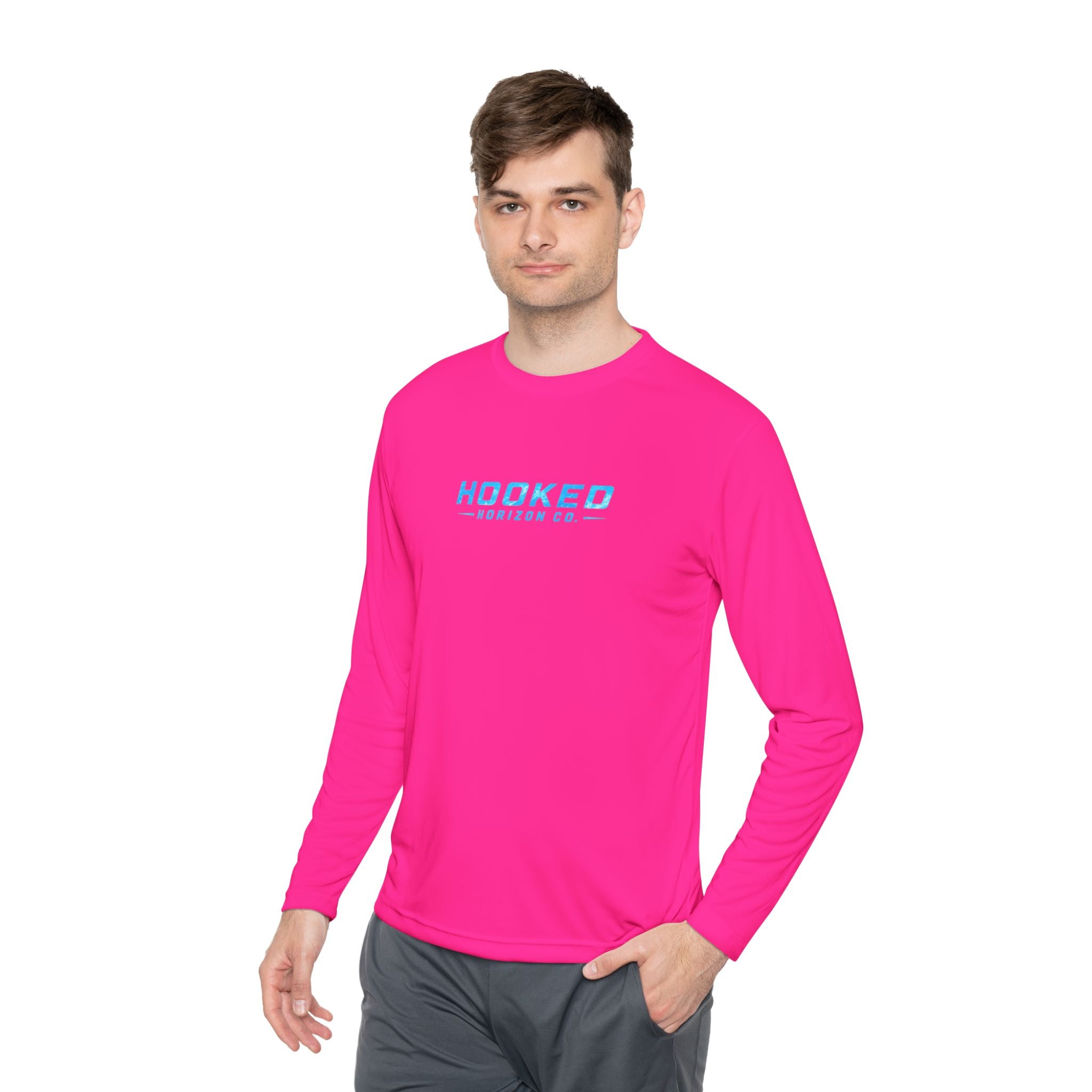 Moisture Wicking Classic Logo Tee—Horizon Co. Anchors Long Sleeve Tee — Lightweight Fishing Shirt