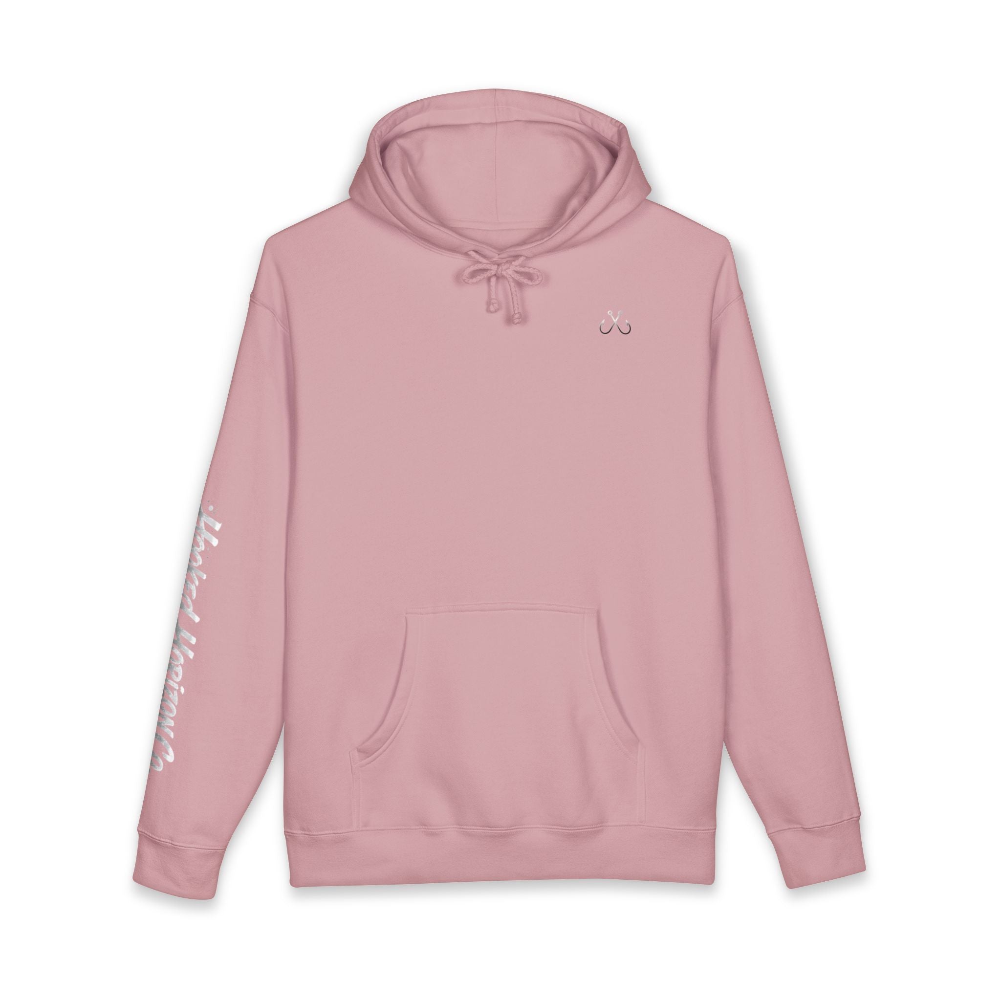 Lion Fish Skeleton Hoodie Hooked Horizon Co. — Minimal Skeletal Fish Back Graphic Hoodie, Multiple Color Variations