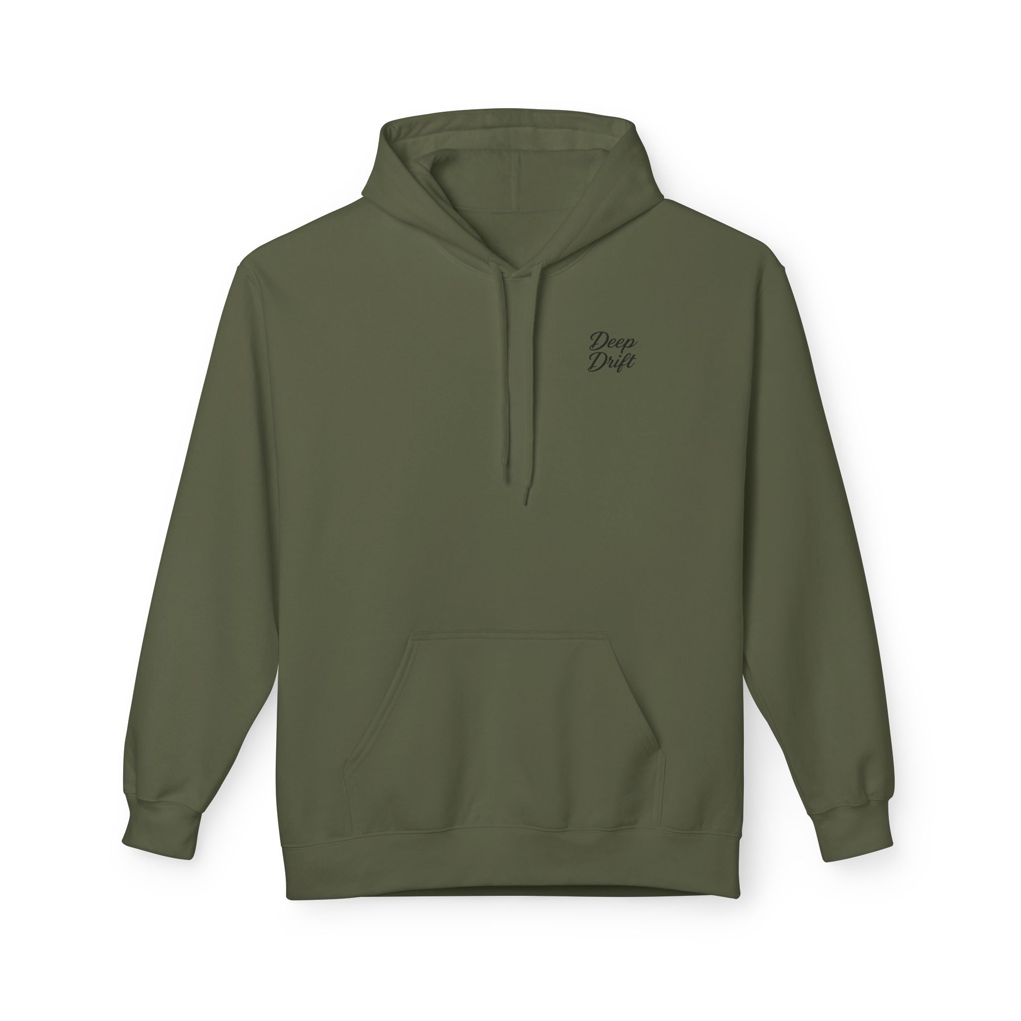 Deep Drift Wave & Shark Fishing Hoodie — Hooked Horizon Co. Pullover, Multiple Color Variations