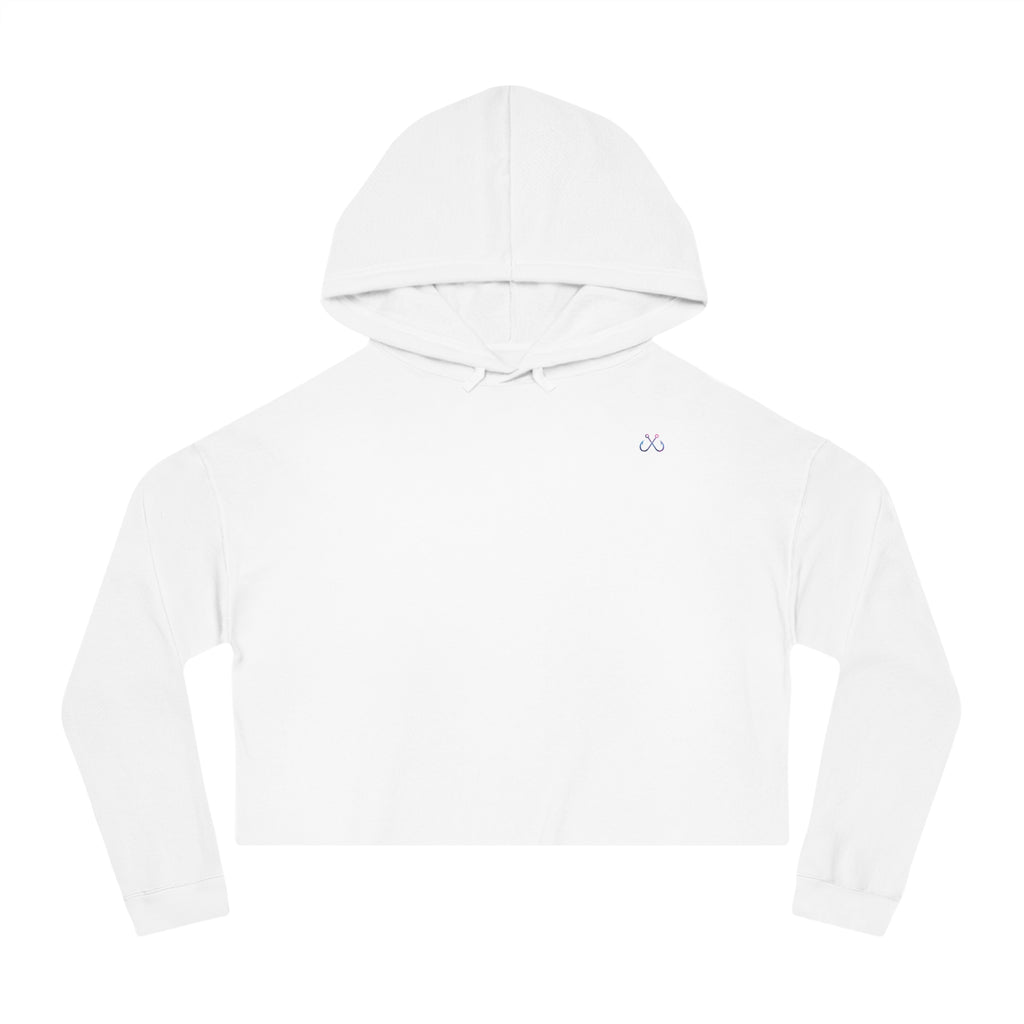 Mahi Color Cropped Hoodie — Hooked Horizon Fishing Graphic