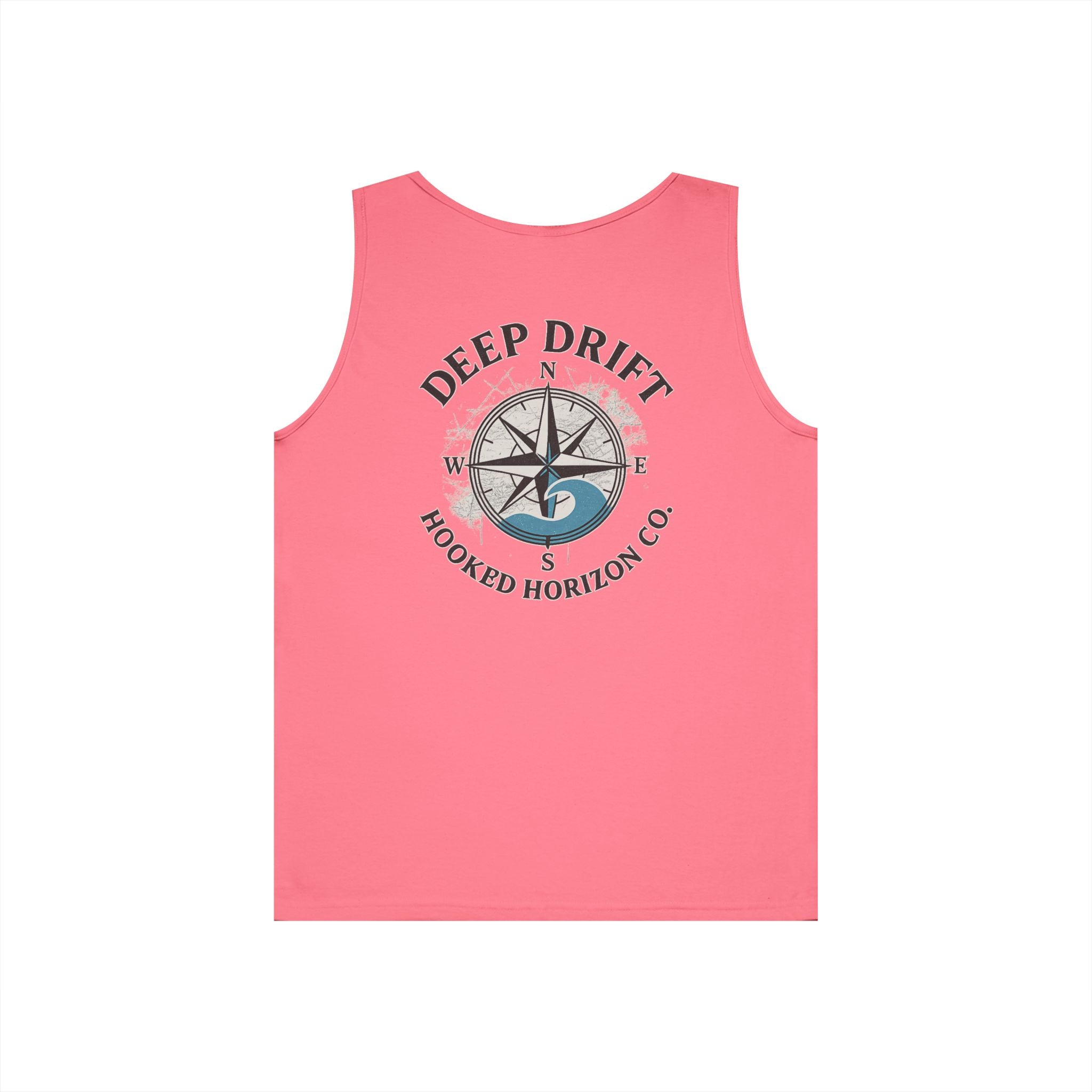 Wave Compass Deep Drift Octopus Graphic Tank Top, Summer Beach Wear, Unisex Tank, Gift for Ocean Lovers, Nautical Tees, Camping Apparel