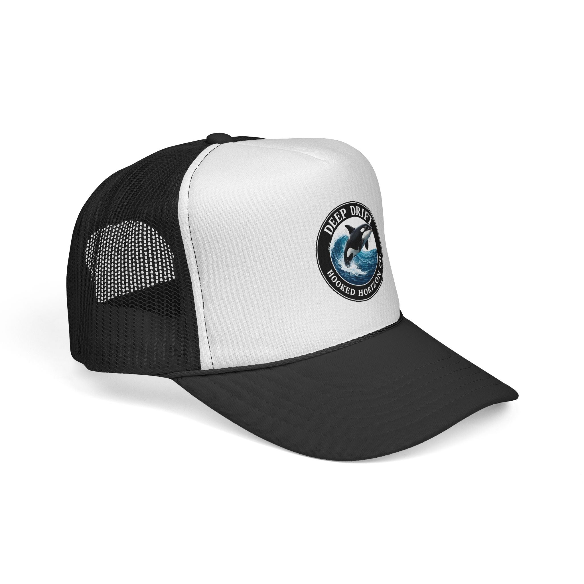 Orca Trucker Cap — Outdoor & Beach Hat Ocean Conservation Gifts For Him & Her