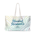 Hooked Horizon Co.  Topography Weekender Bag | Perfect for Travel, Beach Days, Outdoor Adventures, Gifts for Him and Her, Stylish Tote