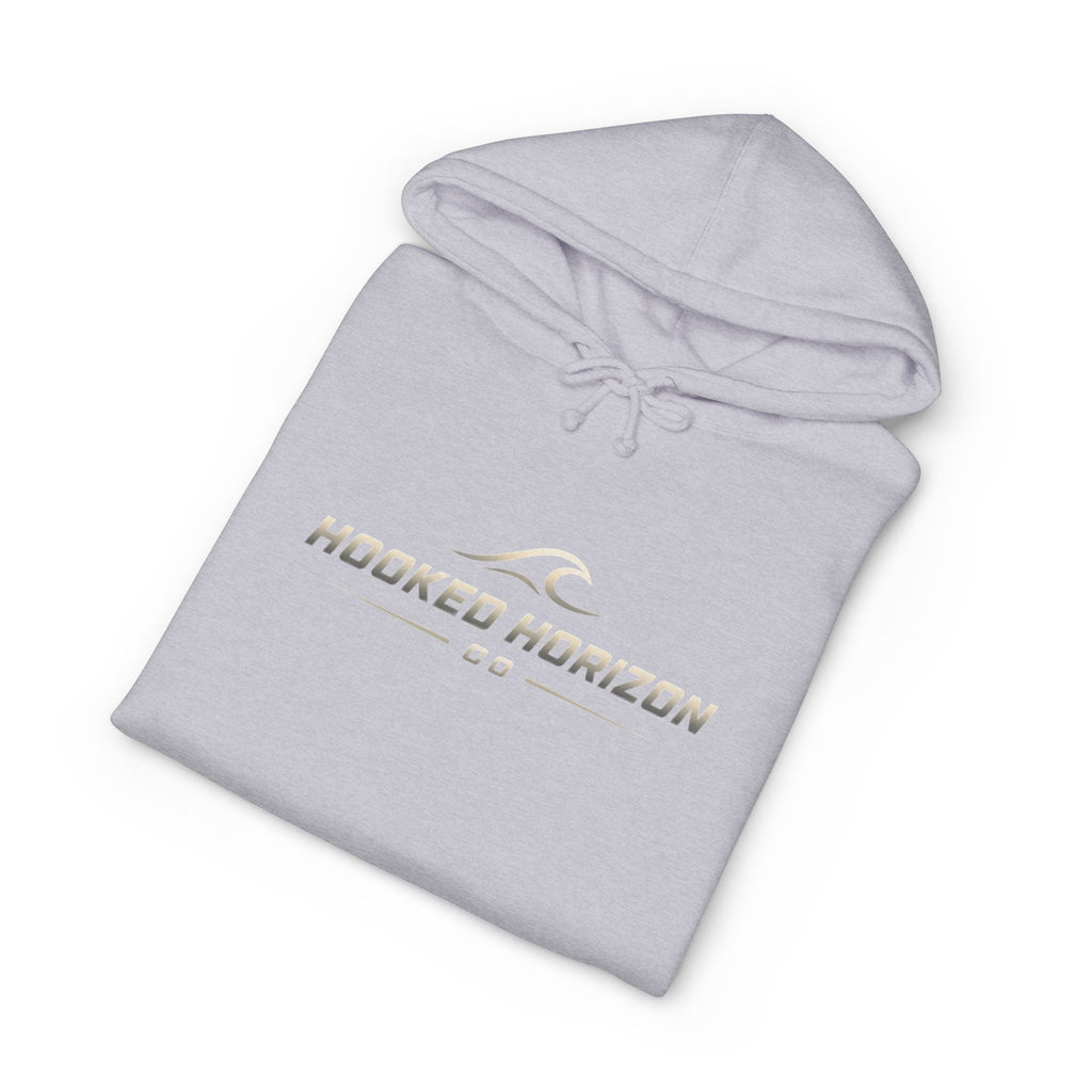 Wave Hoodie Hooked Horizon Co. — Fishing Back Graphic Hoodie, Multiple Color Variations