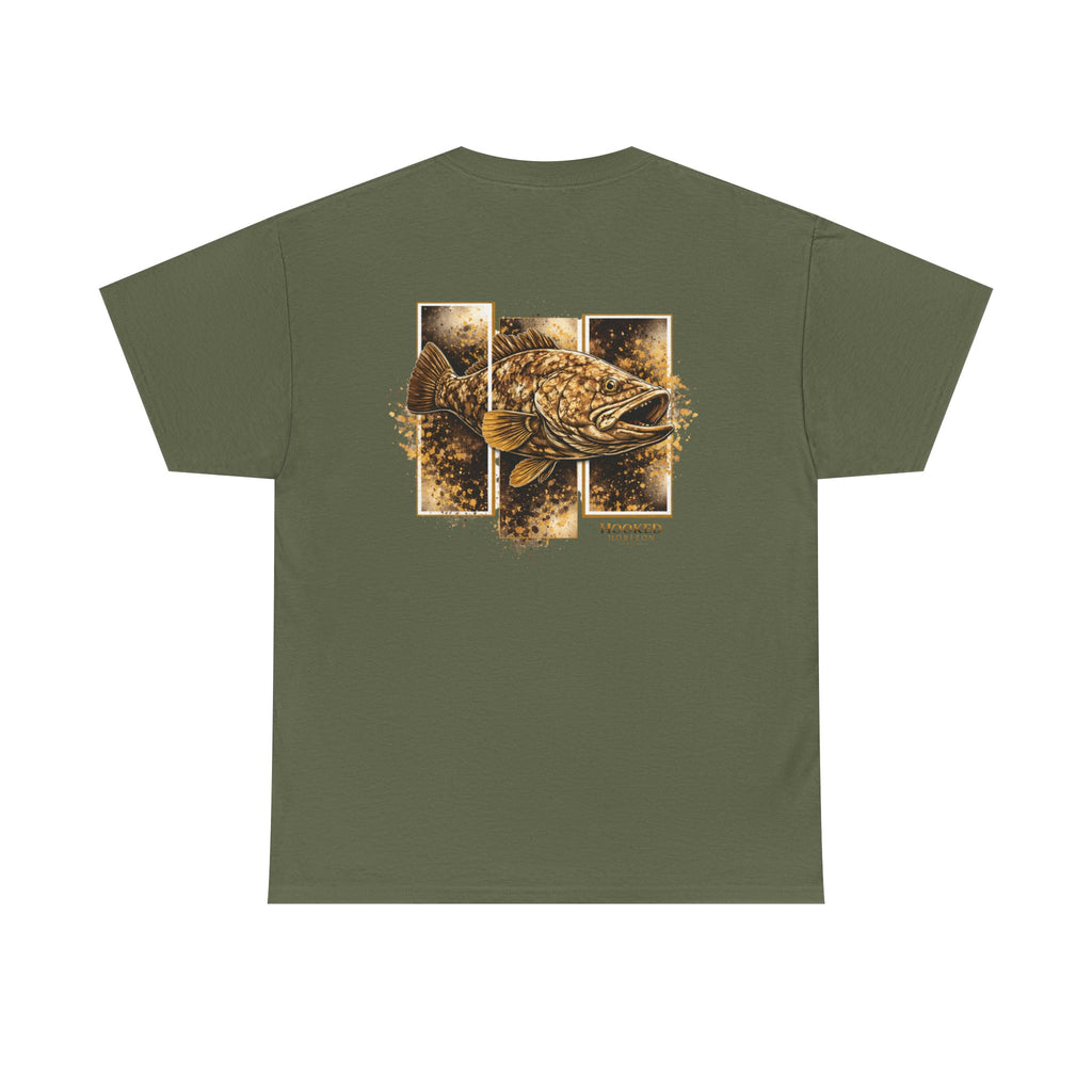 Grouper Hooked Horizon Co Tee—Ocean Graphic Tee — "Beloved" Ray Design