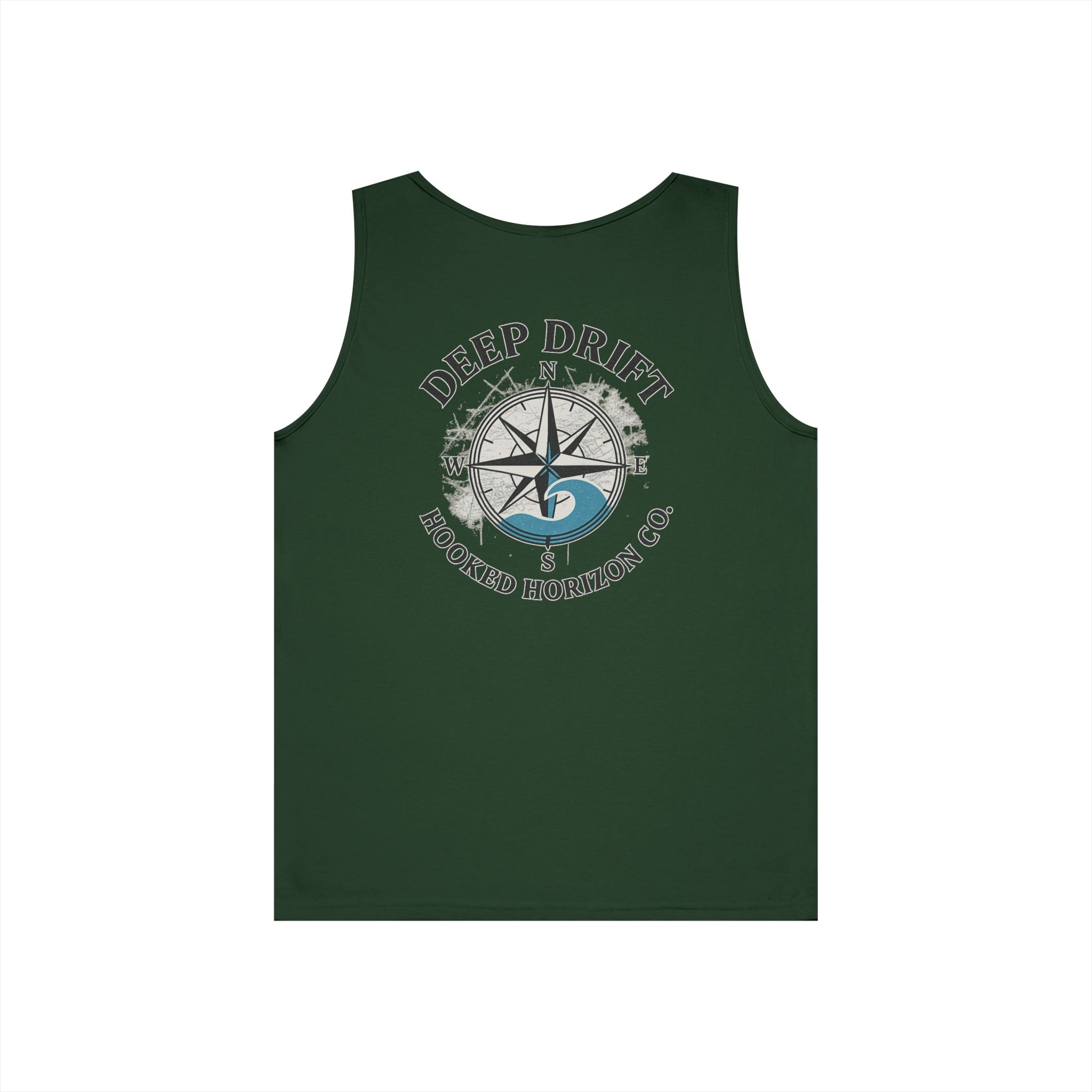 Wave Compass Deep Drift Octopus Graphic Tank Top, Summer Beach Wear, Unisex Tank, Gift for Ocean Lovers, Nautical Tees, Camping Apparel