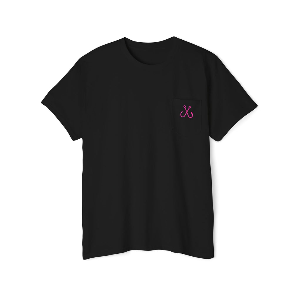 Turtle Deep Drift Hooked HorizonCo.  Tee- Perfect for Angler and Fishing Gifts, For him, For Her Unisex Cotton T-Shirt for Fishing & Wildlife Enthusiasts, Ocean Lovers