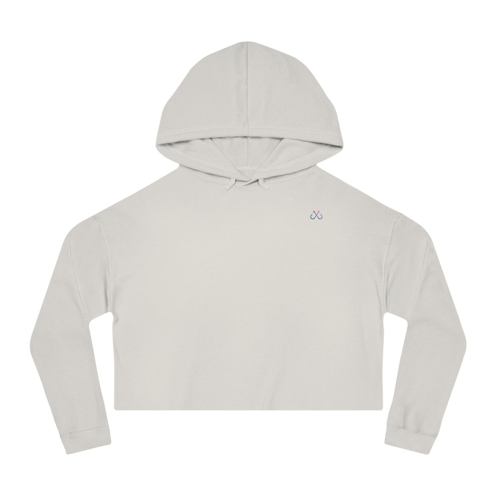 Mahi Color Cropped Hoodie — Hooked Horizon Fishing Graphic