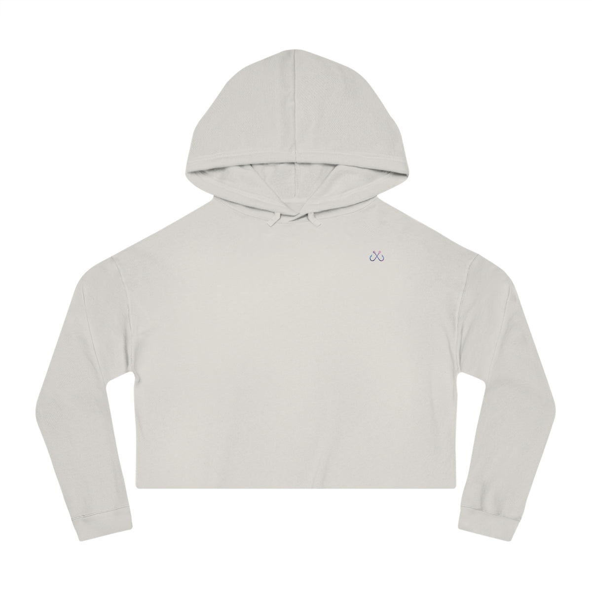 Mahi Color Cropped Hoodie — Hooked Horizon Fishing Graphic