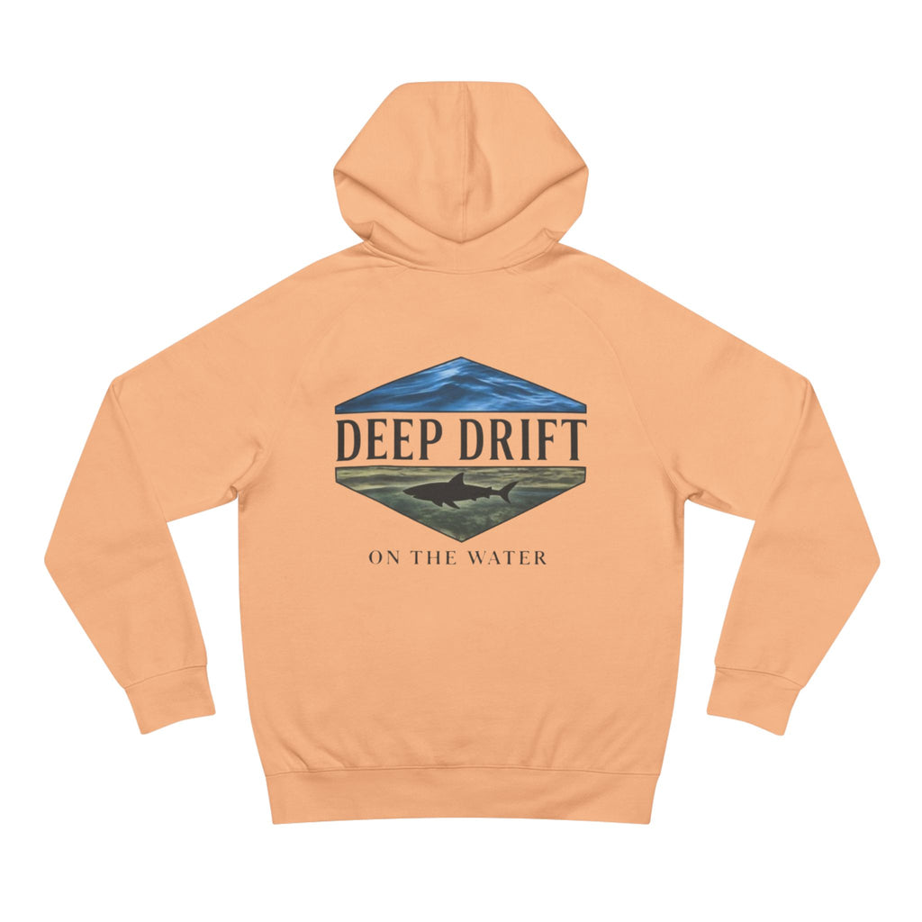 Shark Hoodie— "Deep Drift On The Water" Hooked Horizon Co. Unisex Supply Hoodie
