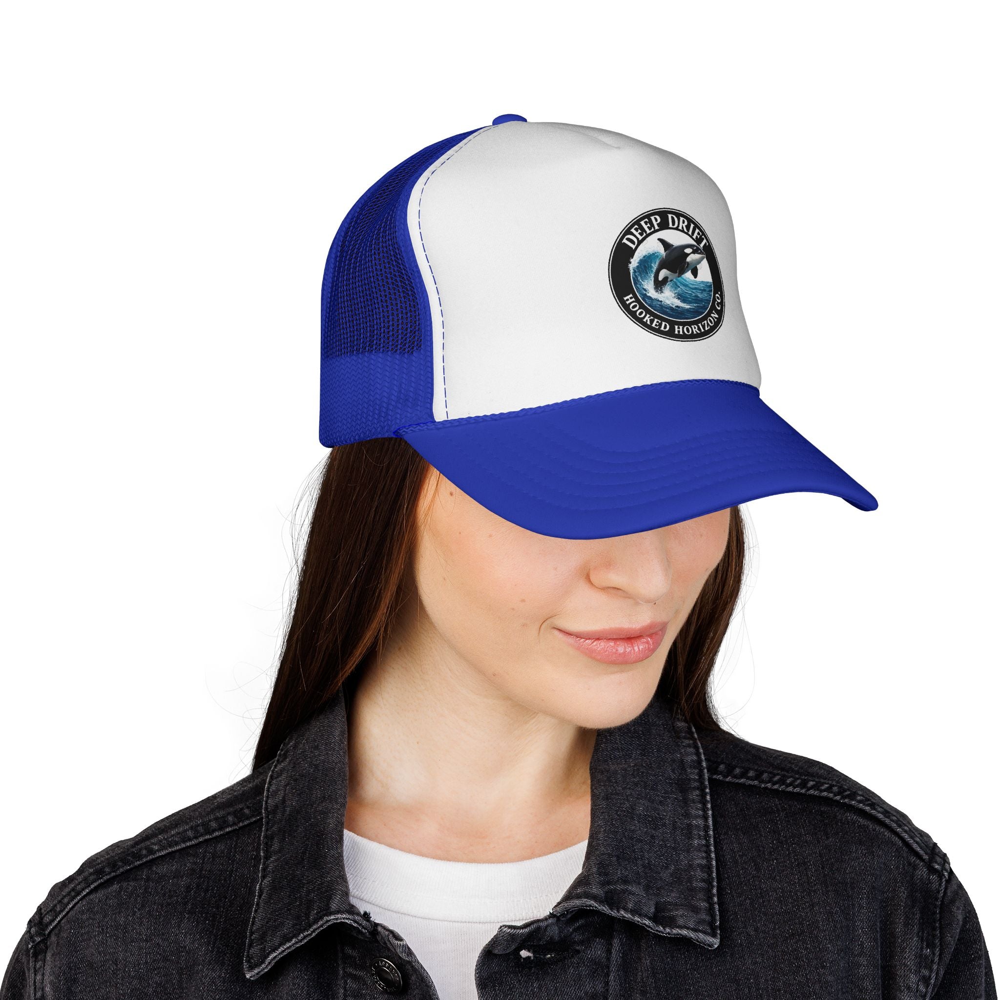 Orca Trucker Cap — Outdoor & Beach Hat Ocean Conservation Gifts For Him & Her