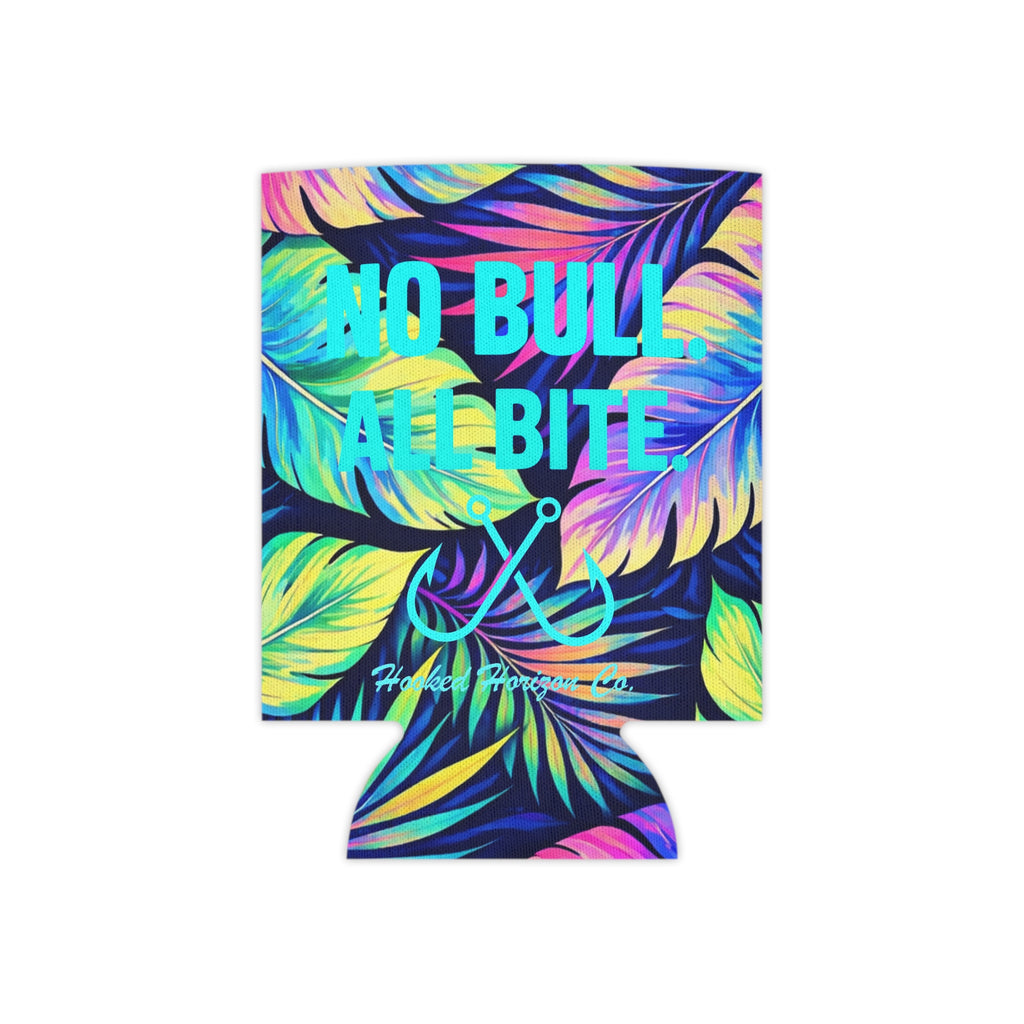 Tropical Leaf Coozie — Hooked Horizon Co. Fishing Wave Koozie