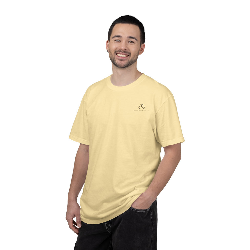 Shark Tee — "Deep Drift on the Water" Fishing Graphicishing Tee for Angler Lovers, Shark Lovers, Ocean Tee