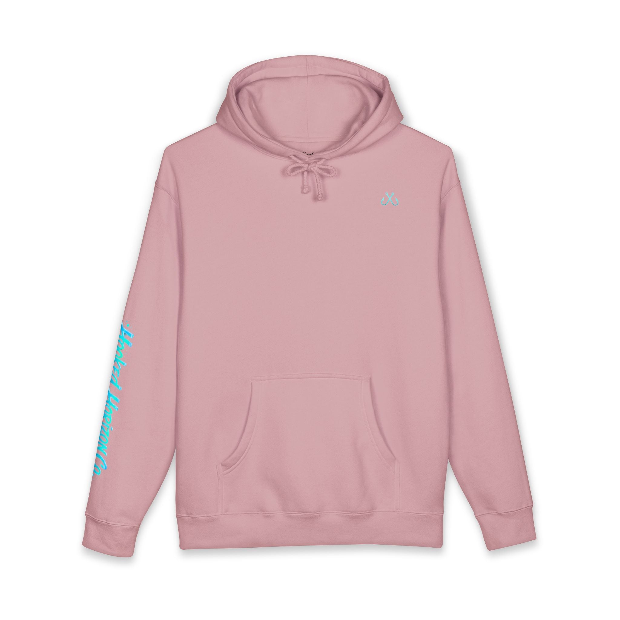 Sea Turtle & Sunset Hoodie Hooked Horizon Co. — Minimal Fishing Back Graphic Hoodie, Multiple Color Variations