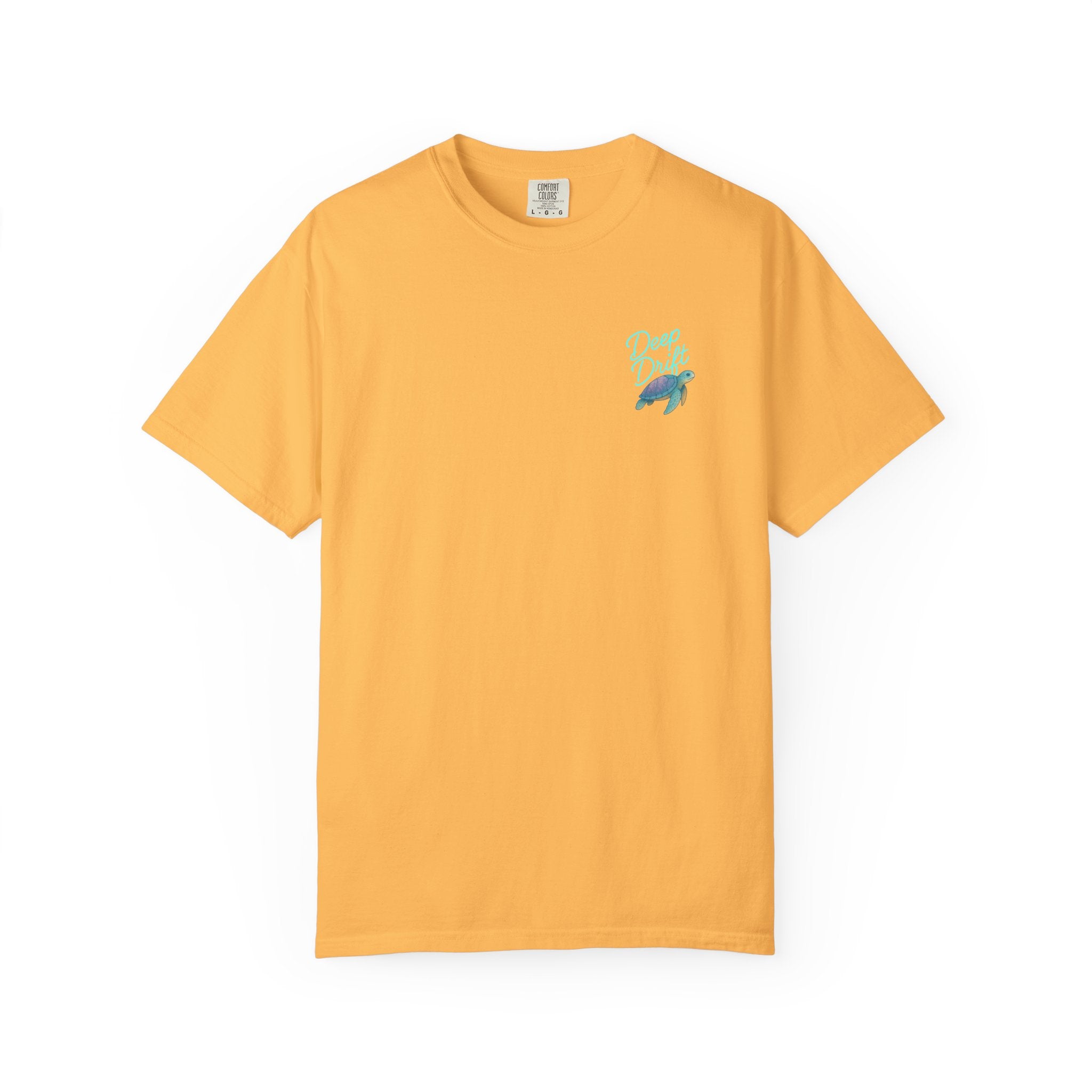 Turtle Deep Drift T-shirt, Hooked Horizon Co, Angler Gifts