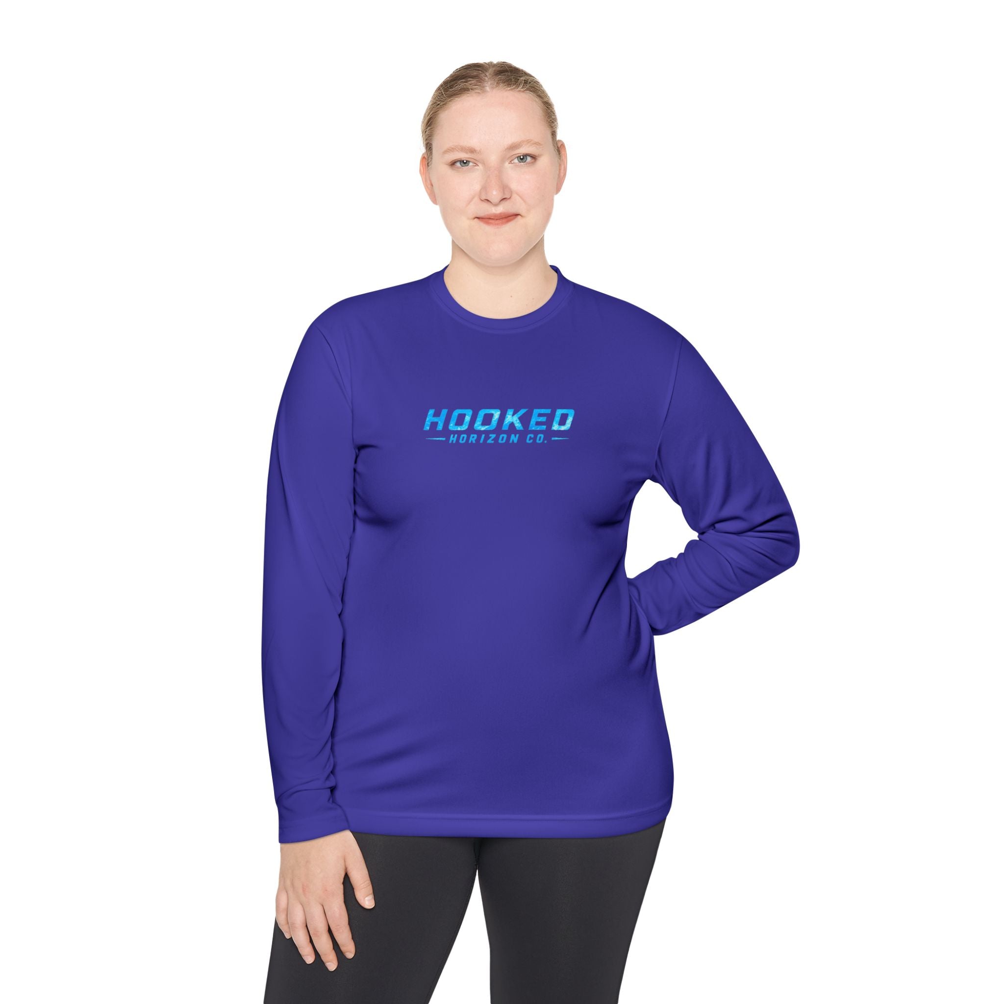 Moisture Wicking Classic Logo Tee—Horizon Co. Anchors Long Sleeve Tee — Lightweight Fishing Shirt