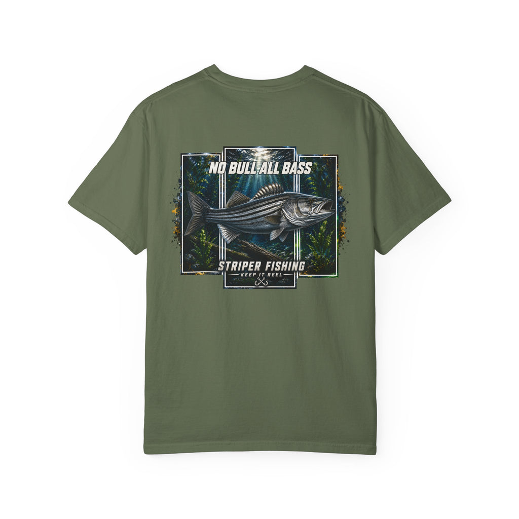 Saltwater Sea Striper Fishing Tee — Hooked Horizon Co.  Angler Gifts Ocean Lover Gifts