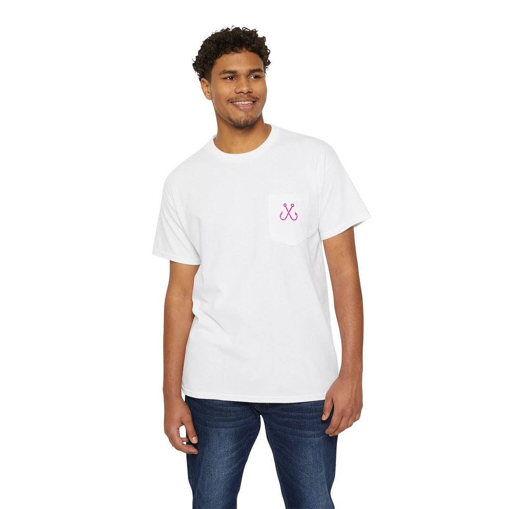 Turtle Deep Drift Hooked HorizonCo.  Tee- Perfect for Angler and Fishing Gifts, For him, For Her Unisex Cotton T-Shirt for Fishing & Wildlife Enthusiasts, Ocean Lovers