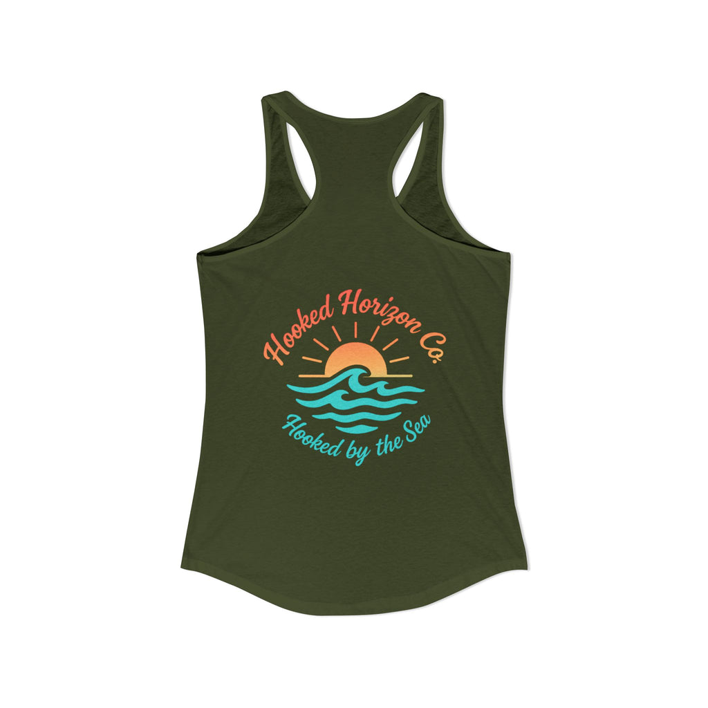 Wave & Sun Deep Drift– "Hooked By The Sea" Hooked Horizon Co. Unisex Zip Hoodie for Ocean Lovers, Nautical Fashion, Cool Weather Gear, Everyday Comfort, Perfect Gift