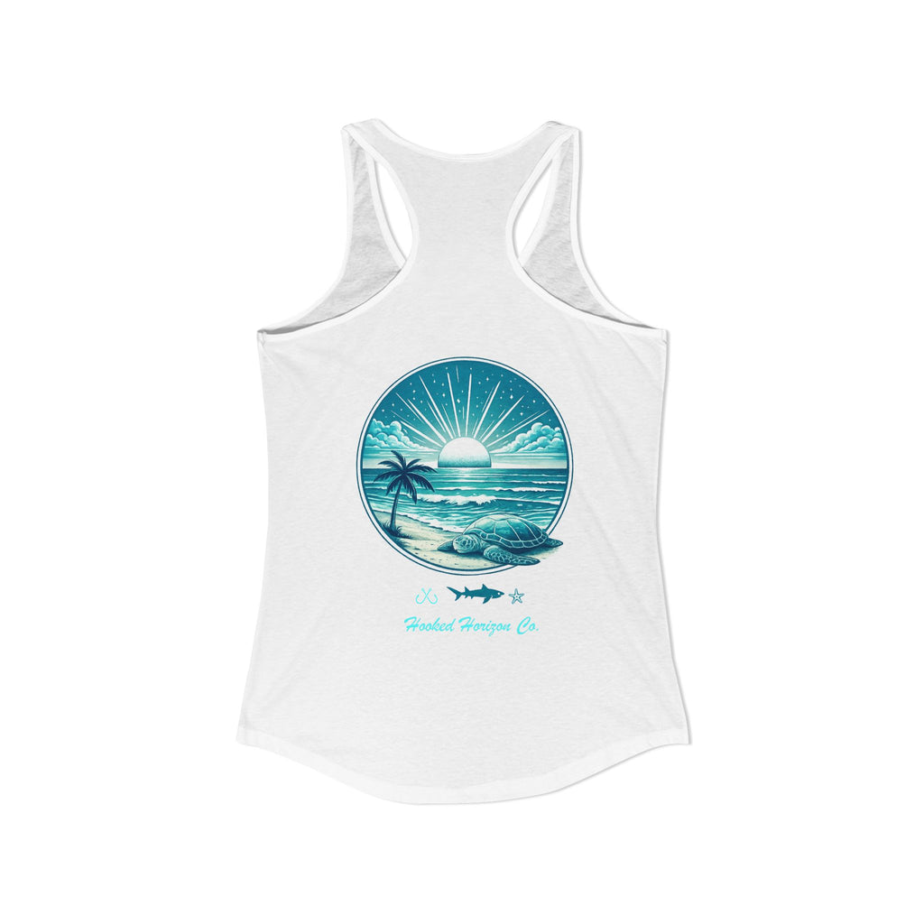 Sea Turtle & Sunset– Hooked Horizon Co. Gifts for Ocean Lovers, Nautical Fashion, Everyday Comfort, Perfect Gift for Her