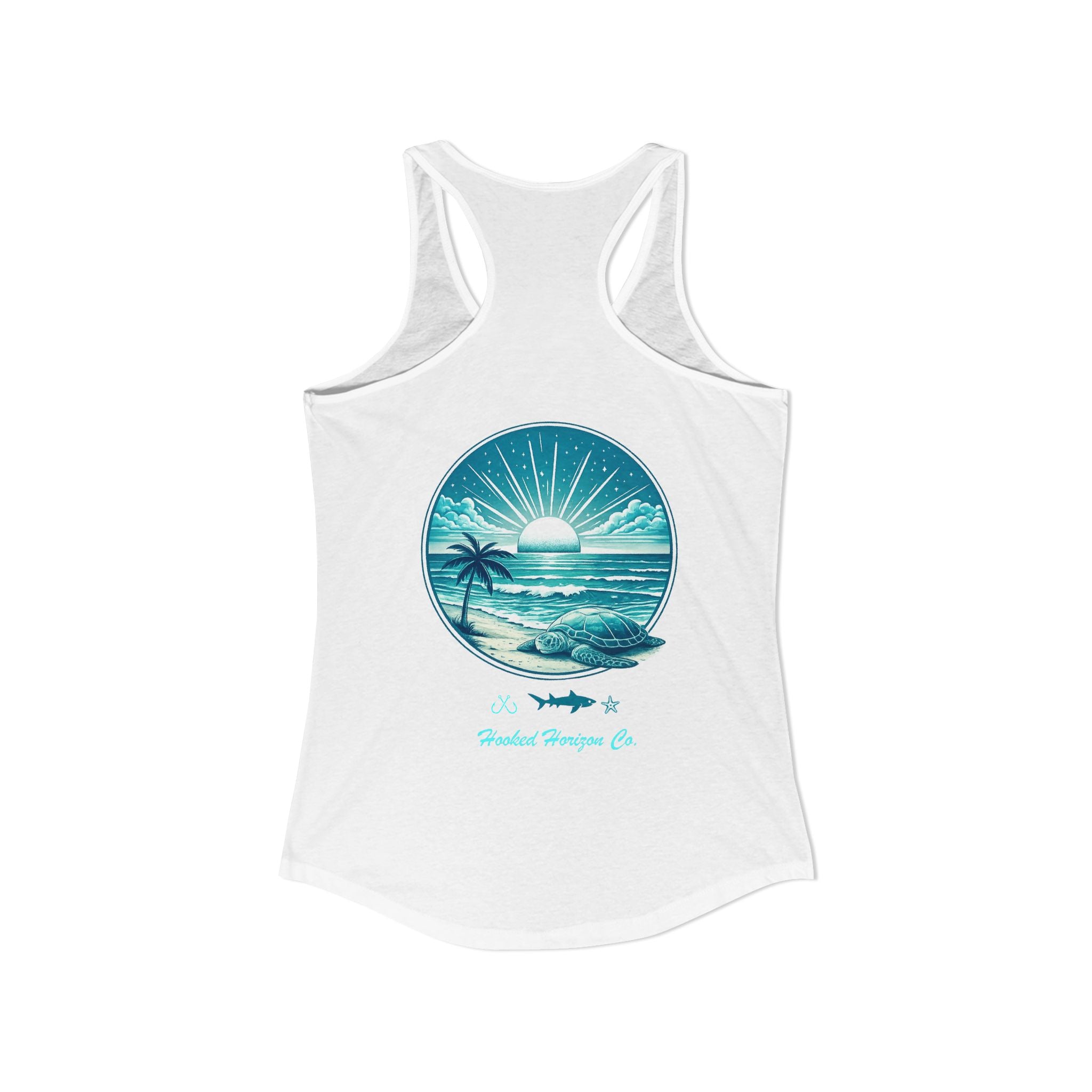 Sea Turtle & Sunset– Hooked Horizon Co. Gifts for Ocean Lovers, Nautical Fashion, Everyday Comfort, Perfect Gift for Her