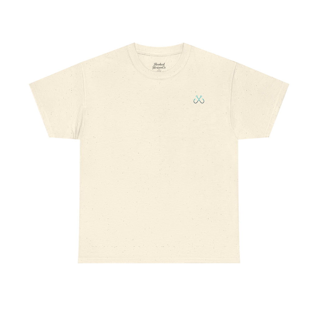Manta Ray Hooked Horizon Co Tee—Ocean Graphic Tee — "Beloved" Ray Design